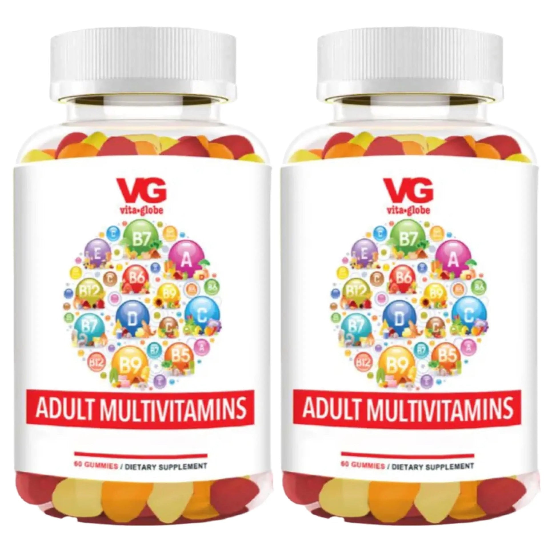 VITA GLOBE Adult Multivitamin Gummies – 9 Daily Vitamins with C, D, E, B6, B12, Folate & Biotin | Delicious Juicy Trio Orange VITA GLOBE buy supplements canada