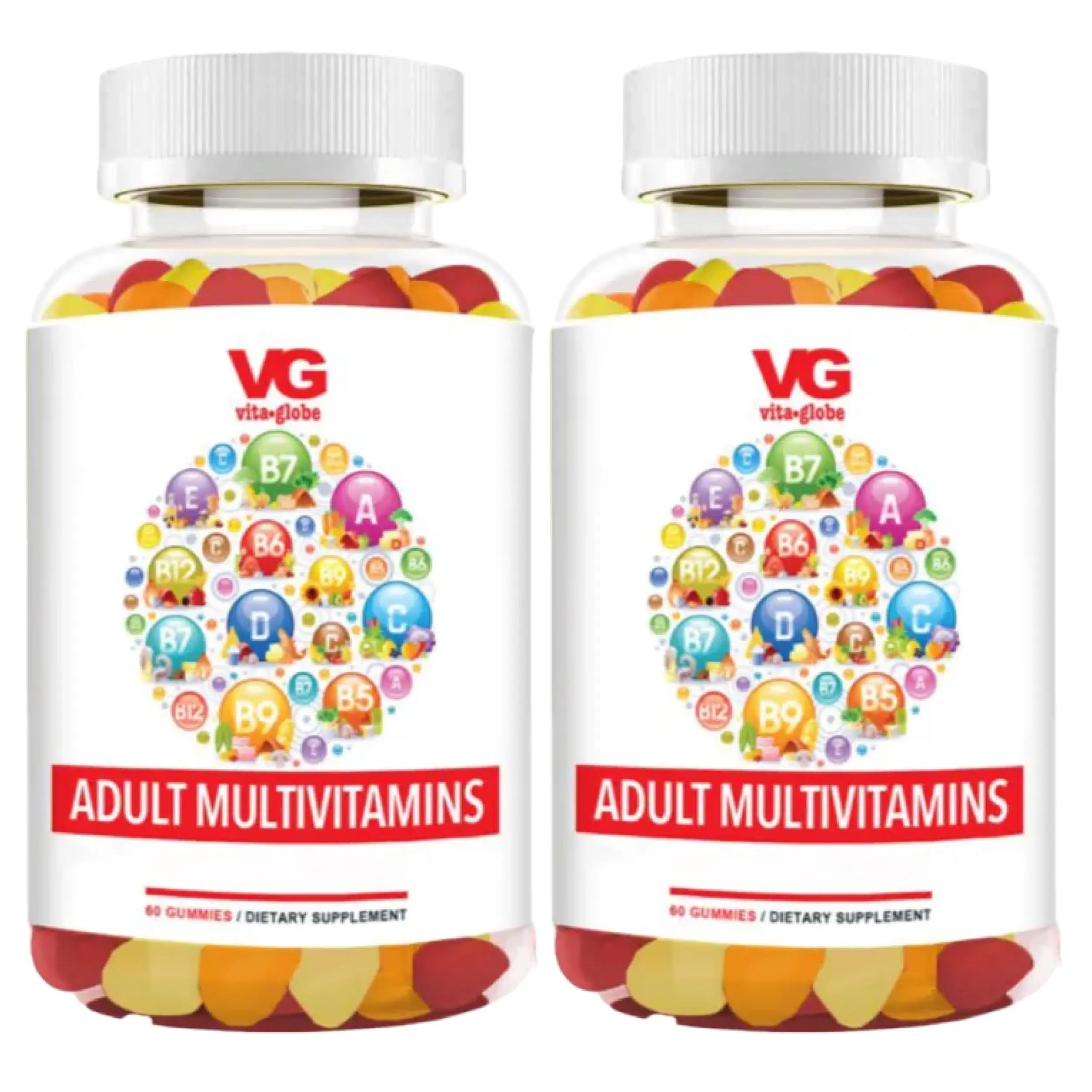 VITA GLOBE Adult Multivitamin Gummies – 9 Daily Vitamins with C, D, E, B6, B12, Folate & Biotin | Delicious Juicy Trio Orange VITA GLOBE buy supplements canada