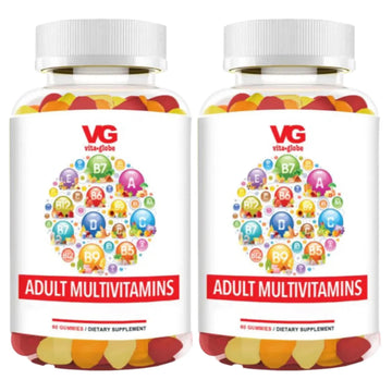 VITA GLOBE Adult Multivitamin Gummies – 9 Daily Vitamins with C, D, E, B6, B12, Folate & Biotin | Delicious Juicy Trio Orange VITA GLOBE buy supplements canada