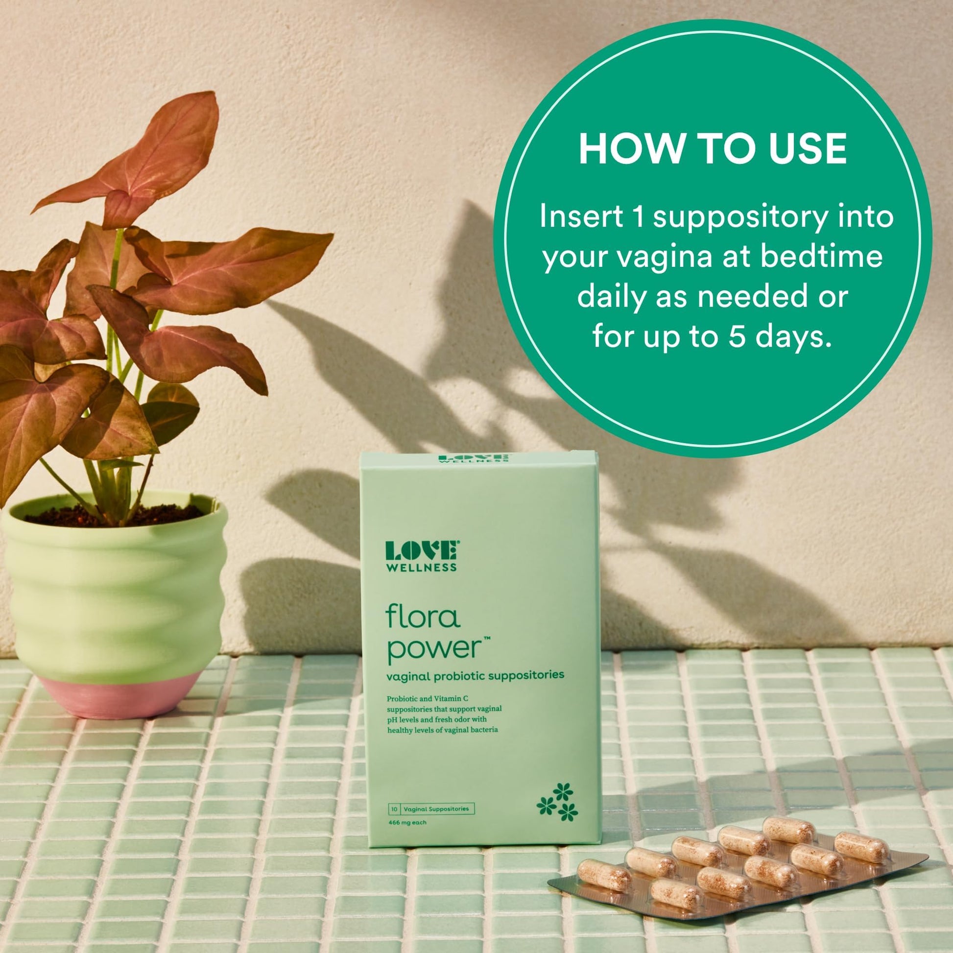 Love Wellness Flora Power & Good Girl Probiotics | Vaginal Suppositories & Prebiotics for Women Love Wellness buy supplements canada