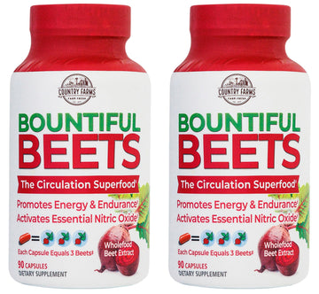 COUNTRY FARMS Bountiful Beets Root Capsules, Wholefood Beet Extract Superfood COUNTRY FARMS buy supplements canada