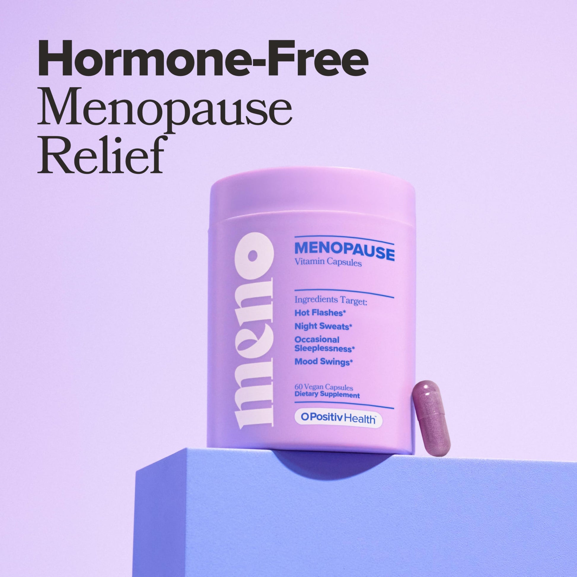 O Positiv MENO Vitamins for Menopause - Hormone-Free Menopause Supplement for Women - Black Cohosh & Ashwagandha KSM-66 - Helps Relieve Hot Flashes, Night Sweats, Mood Swings - 30 Servings (Pack of 1) O Positiv buy supplements canada