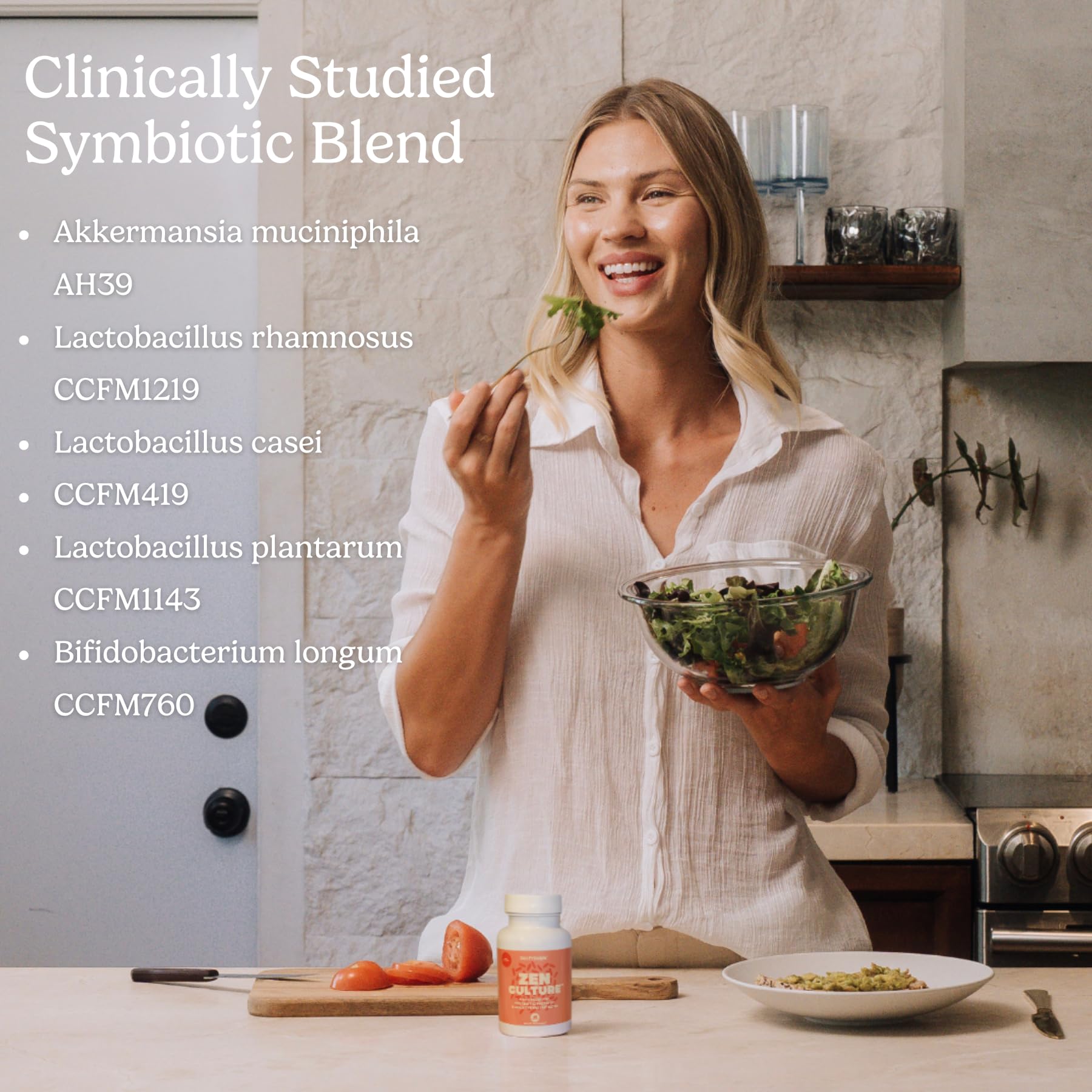Zen Principle Zenculture™ – 4-in-1 Synbiotic Supplement (Probiotic + Prebiotic + Postbiotic + Digestive Enzymes) with CoreBiome®. Anti Bloating, Immune & Brain-Gut Health. 60 Capsules Zen Principle buy supplements canada