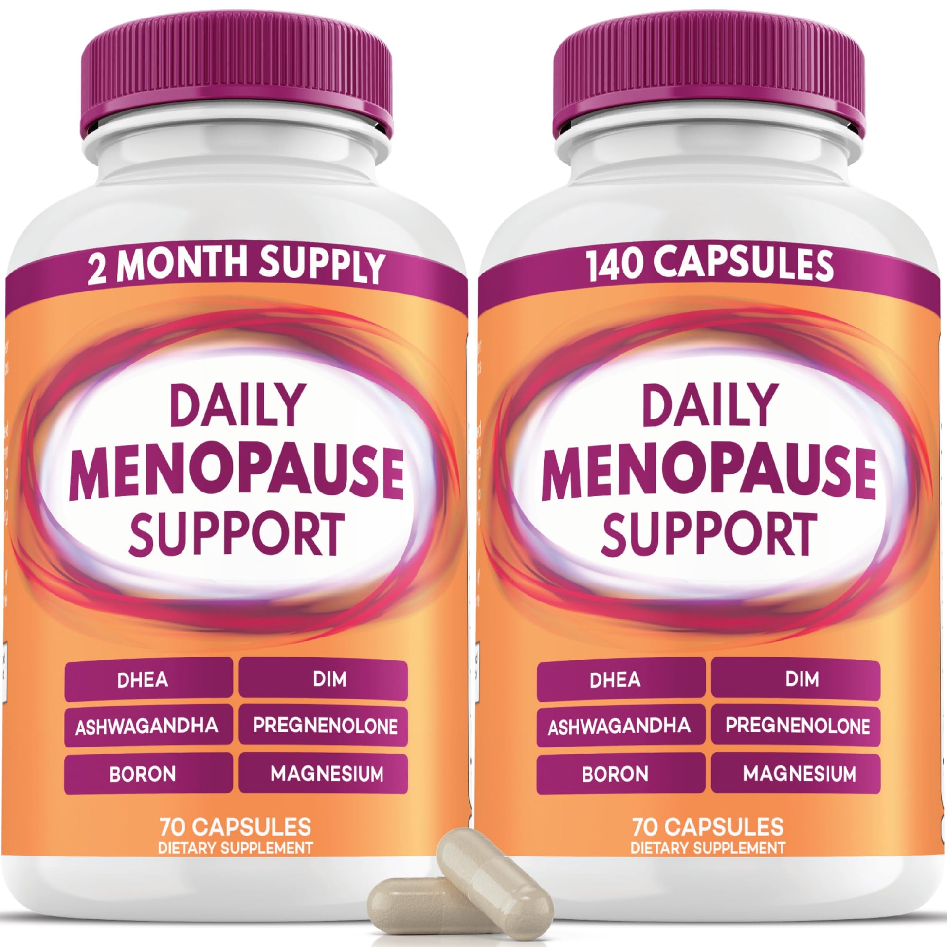 Menopause and Perimenopause Supplement for Women 10-1 Relief Formula for Hot Flashes, Night Sweats, Mood, Energy & Hormone – DIM, Ashwagandha, Vitamin D, DHEA, Zinc, Magnesium 2-Pack, 140 Capsules PAYÉ buy supplements canada