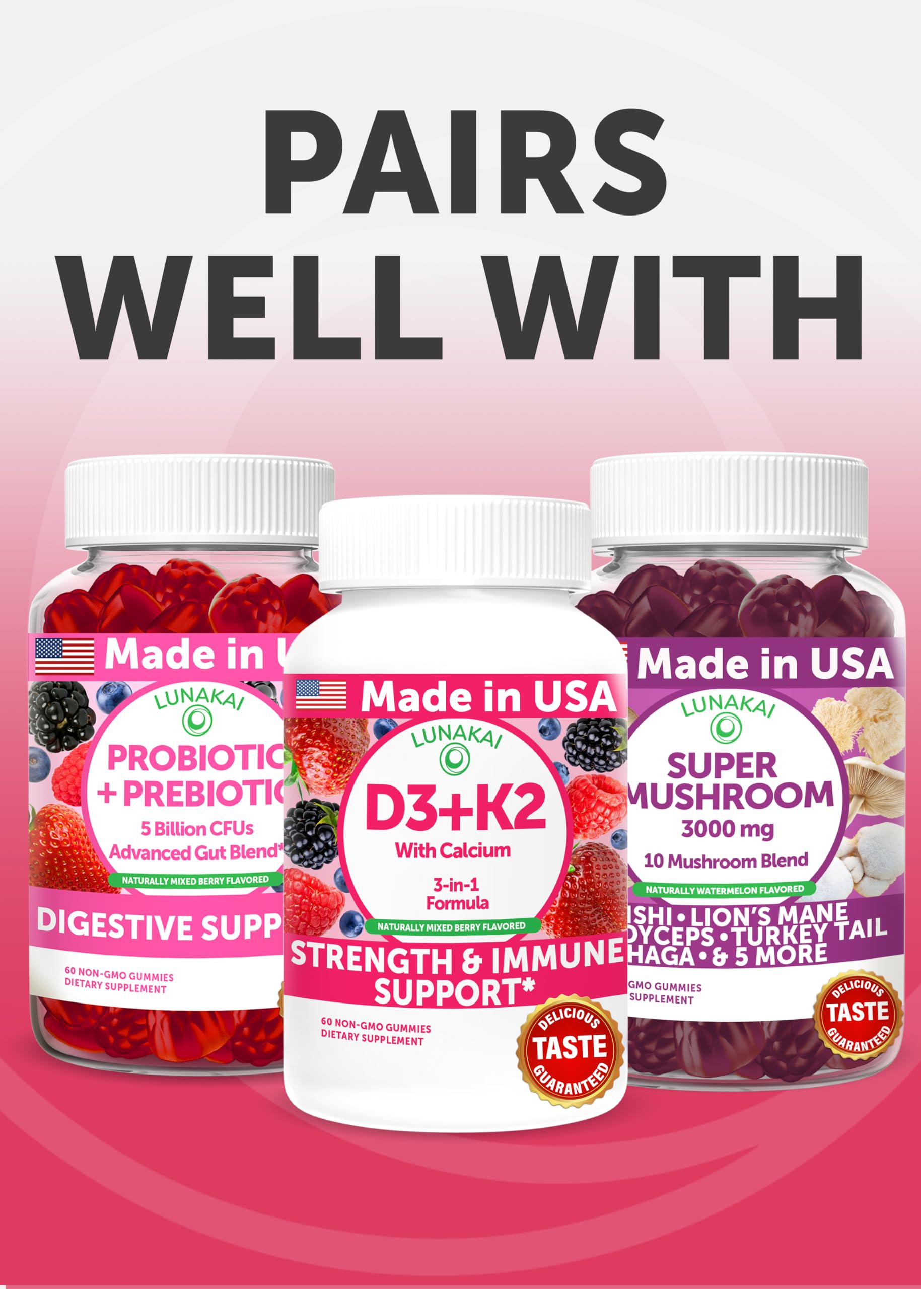 Lunakai USA Made Natural Menopause Supplements for Women – 13-in-1 Menopause Relief for Hot Flashes, Night Sweats, Sleep & Mood Support, 60ct Lunakai buy supplements canada
