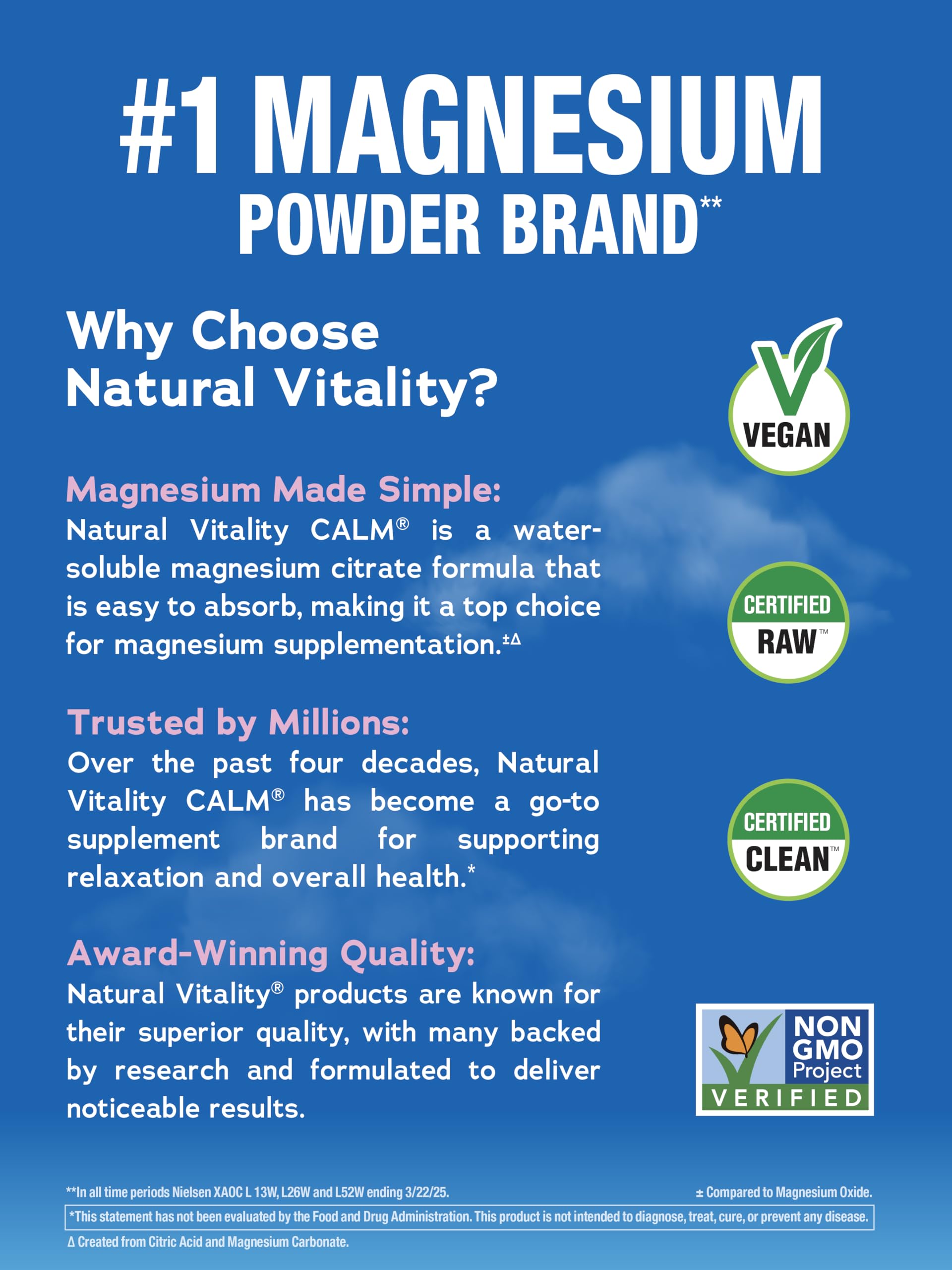 Natural Vitality Calm Powder Rasp Lemon, 8 oz Natural Vitality buy supplements canada