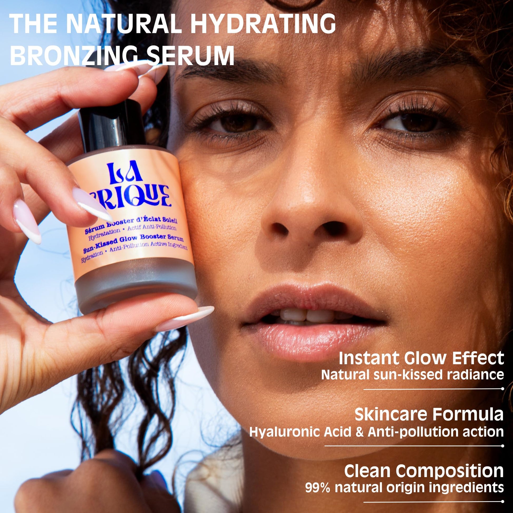 La Crique Bronzing Face Serum - Hydrating Bronzing Drops with Hyaluronic Acid & Anti-Pollution Protection - Natural Sun-Kissed Glow for All Skin Types - Vegan Friendly, Clean Beauty - 1 fl oz LA CRIQUE buy supplements canada