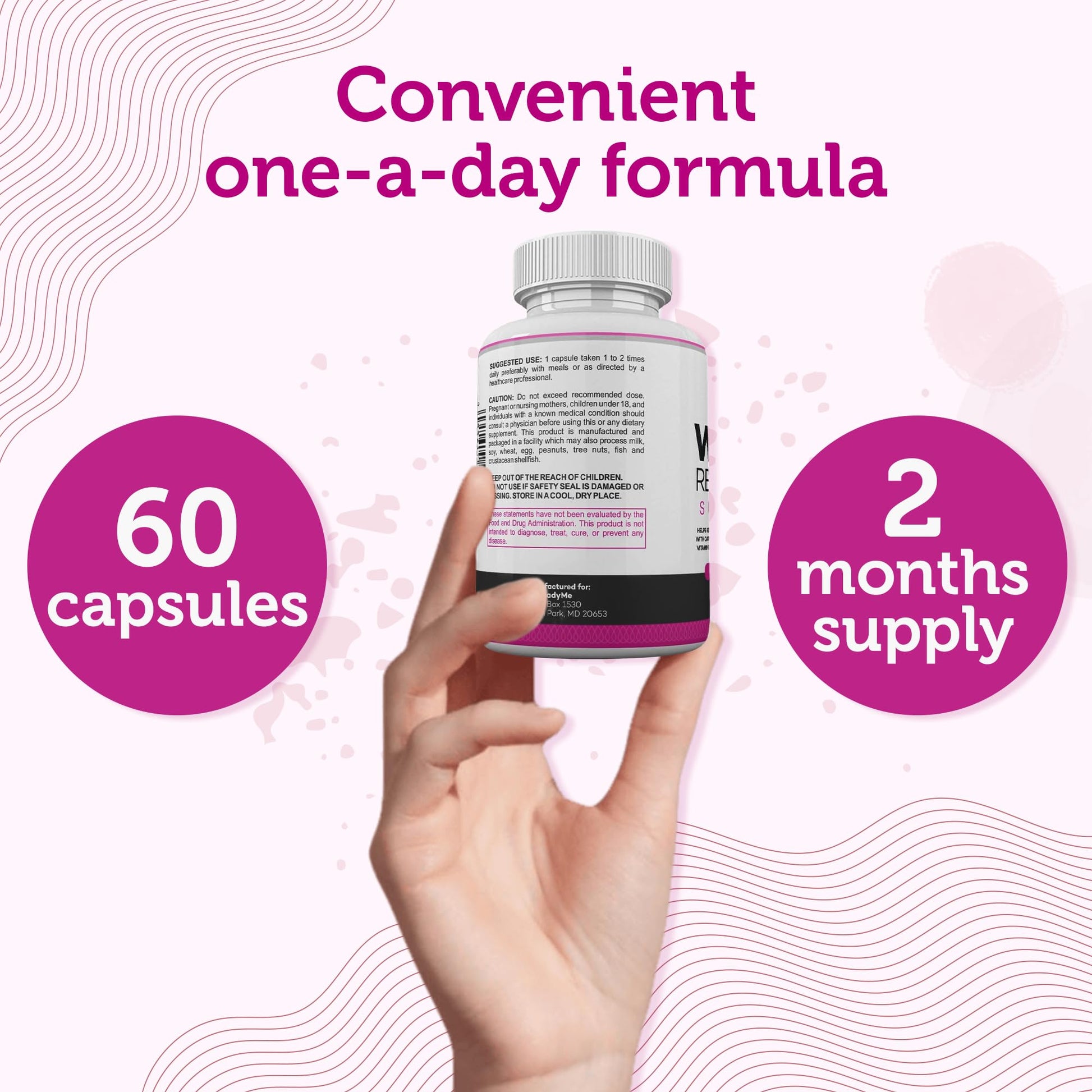 Water Retention Pills for Women Bloating Relief with Vitamin B6, Dandelion & Green Tea Natural LADYME WOMEN'S HEALTH buy supplements canada