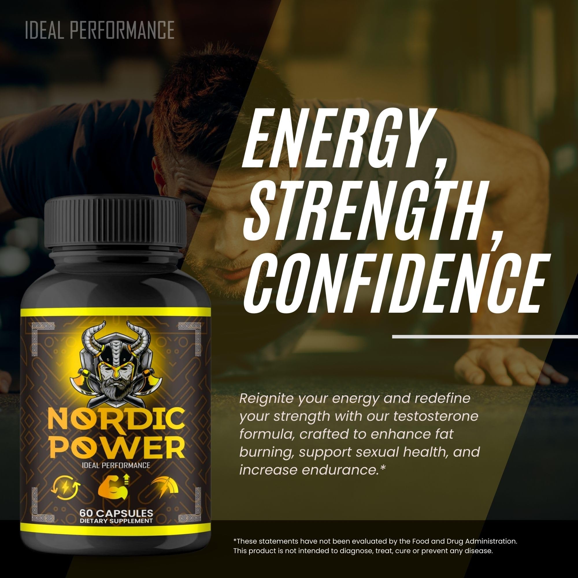 Nordic Power Pills, Official Nordic Power Capsules - Maximum Strength Energy, Stamina and Performance, Premium Formula to Support Overall Well-Being, Natural NordicPower Pastillas Review (2 Pack) IDEAL PERFORMANCE buy supplements canada