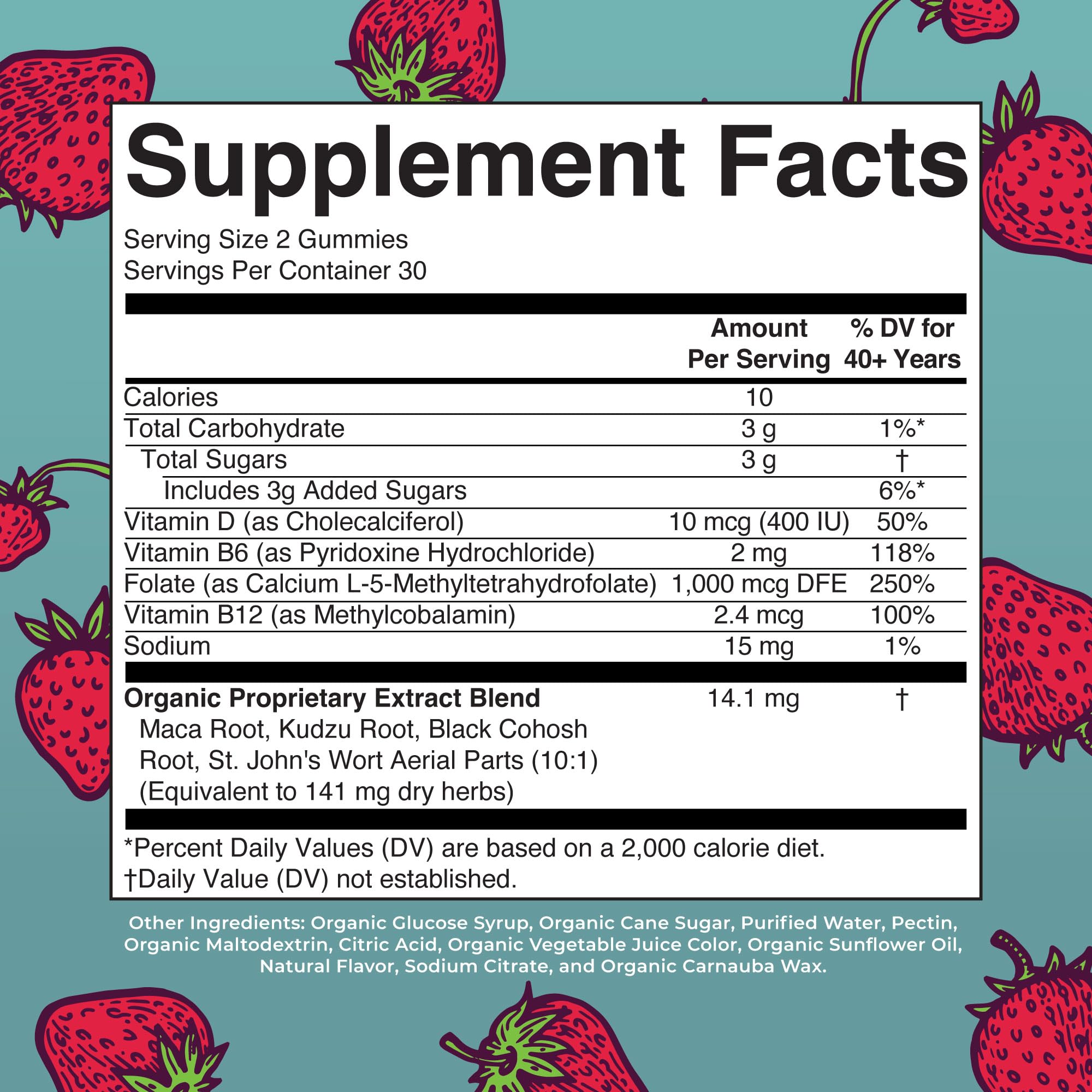 Organic Menopause Gummies by MaryRuth's | Menopause Supplements for Women | Mood Support | Hot Flash Relief | Maca Root | Black Cohosh | USDA Organic | Non-GMO | Vegan | 30 Servings MARYRUTH'S buy supplements canada