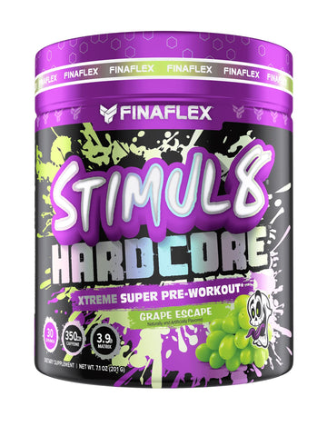 FINAFLEX STIMUL8 Hardcore, Grape Escape - Extreme Energy, Strength & Endurance FINAFLEX buy supplements canada