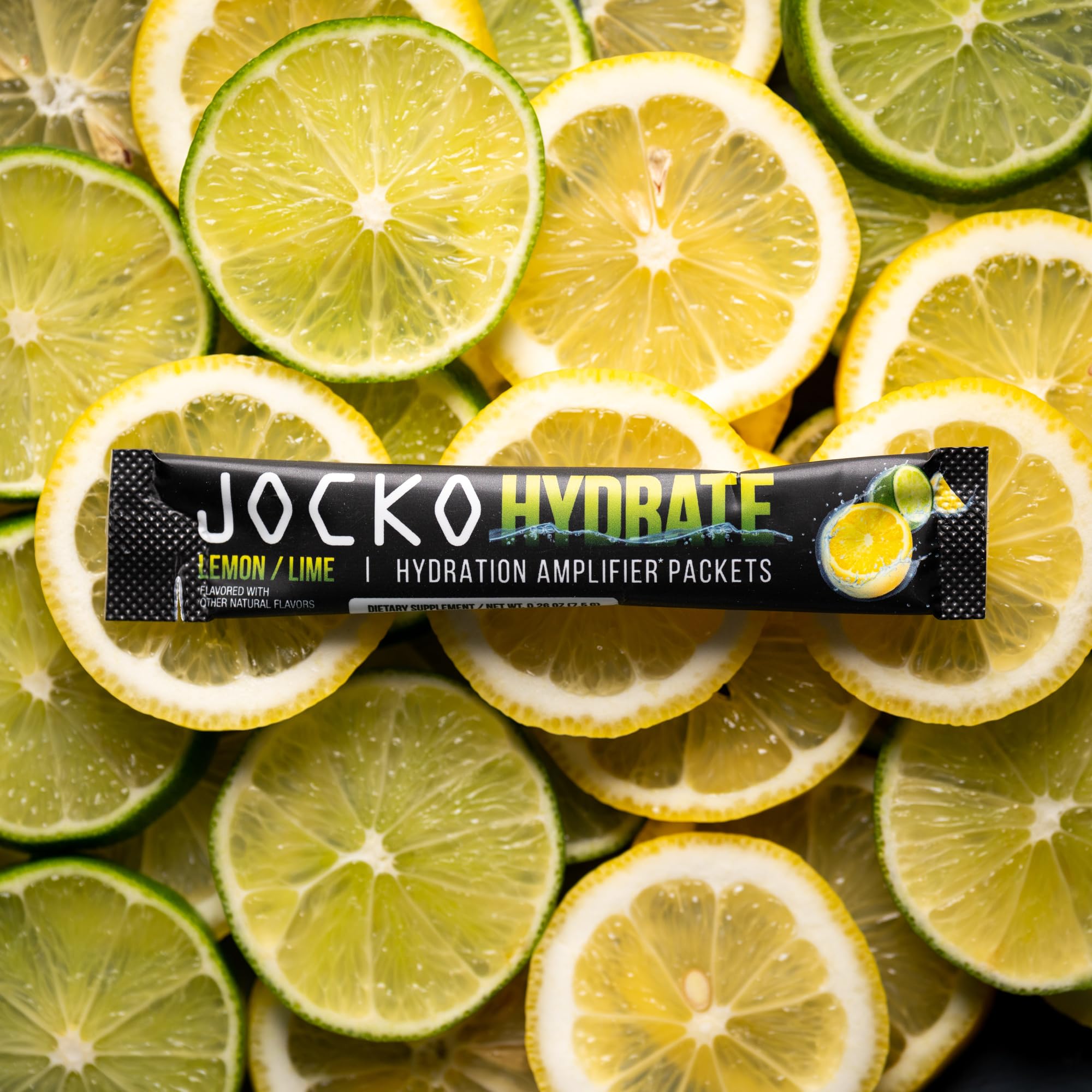 Jocko Fuel Packets Low Sugar - Hydration Amplifier Packets for Recovery, Dehydration, & Exercise - with Vitamins B6, B12 & C (16 Packets) Lemon Lime Jocko Fuel buy supplements canada