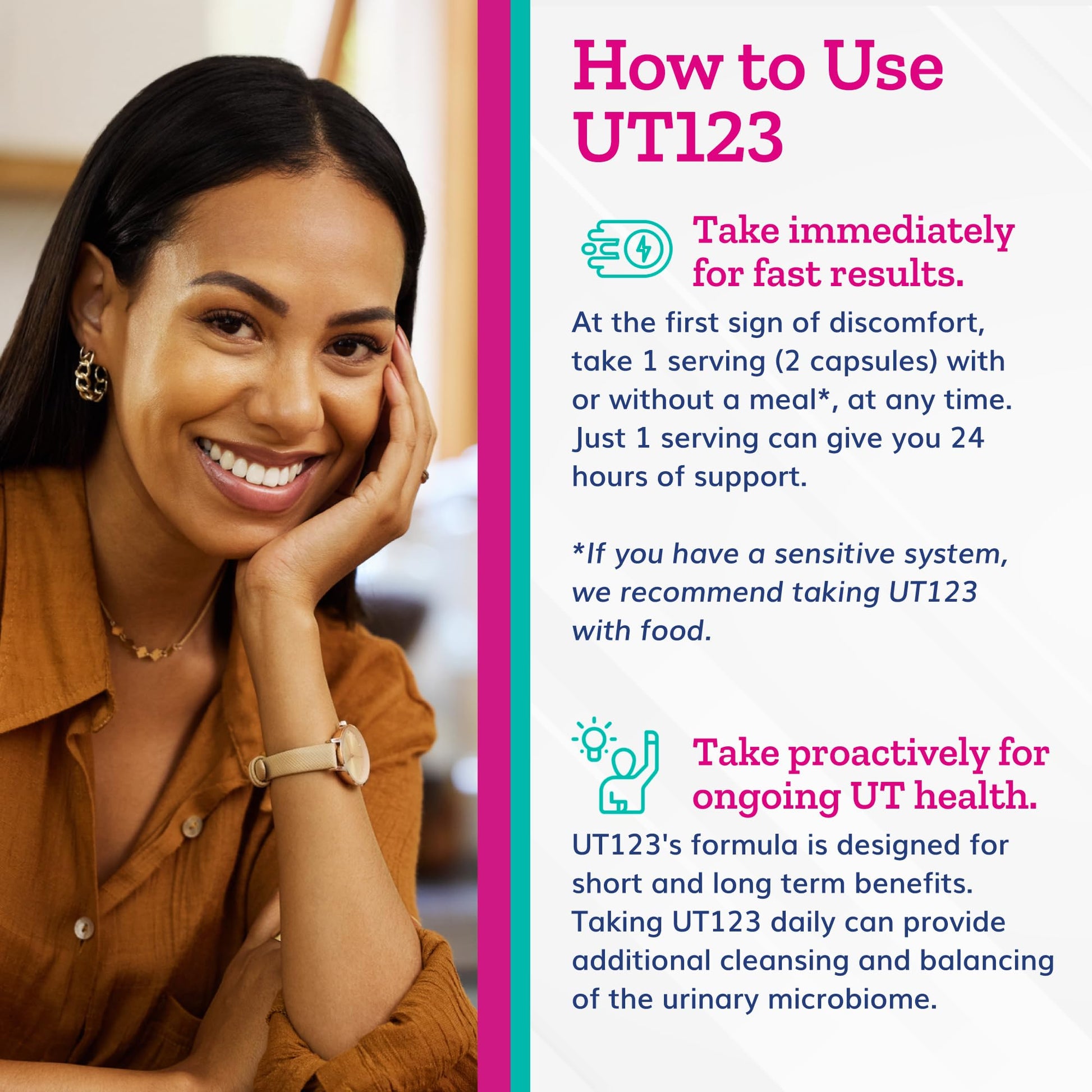 Just Thrive UT123 - Supports Urinary Tract Health for Women - Made with Cranberry, 60 Capsules Just Thrive buy supplements canada