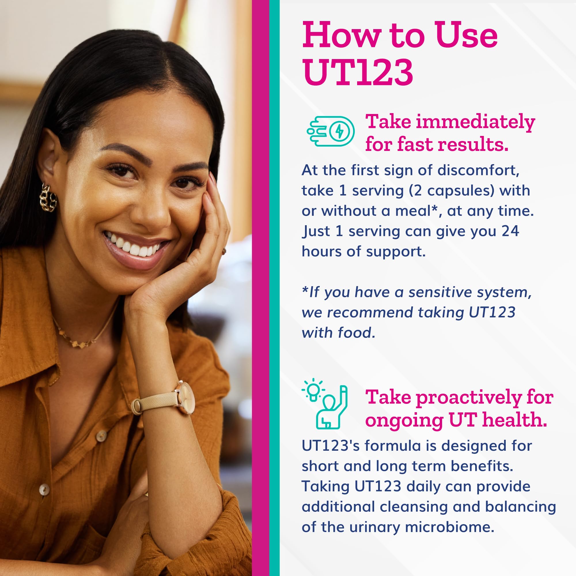Just Thrive UT123 - Supports Urinary Tract Health for Women - Made with Cranberry, 60 Capsules Just Thrive buy supplements canada