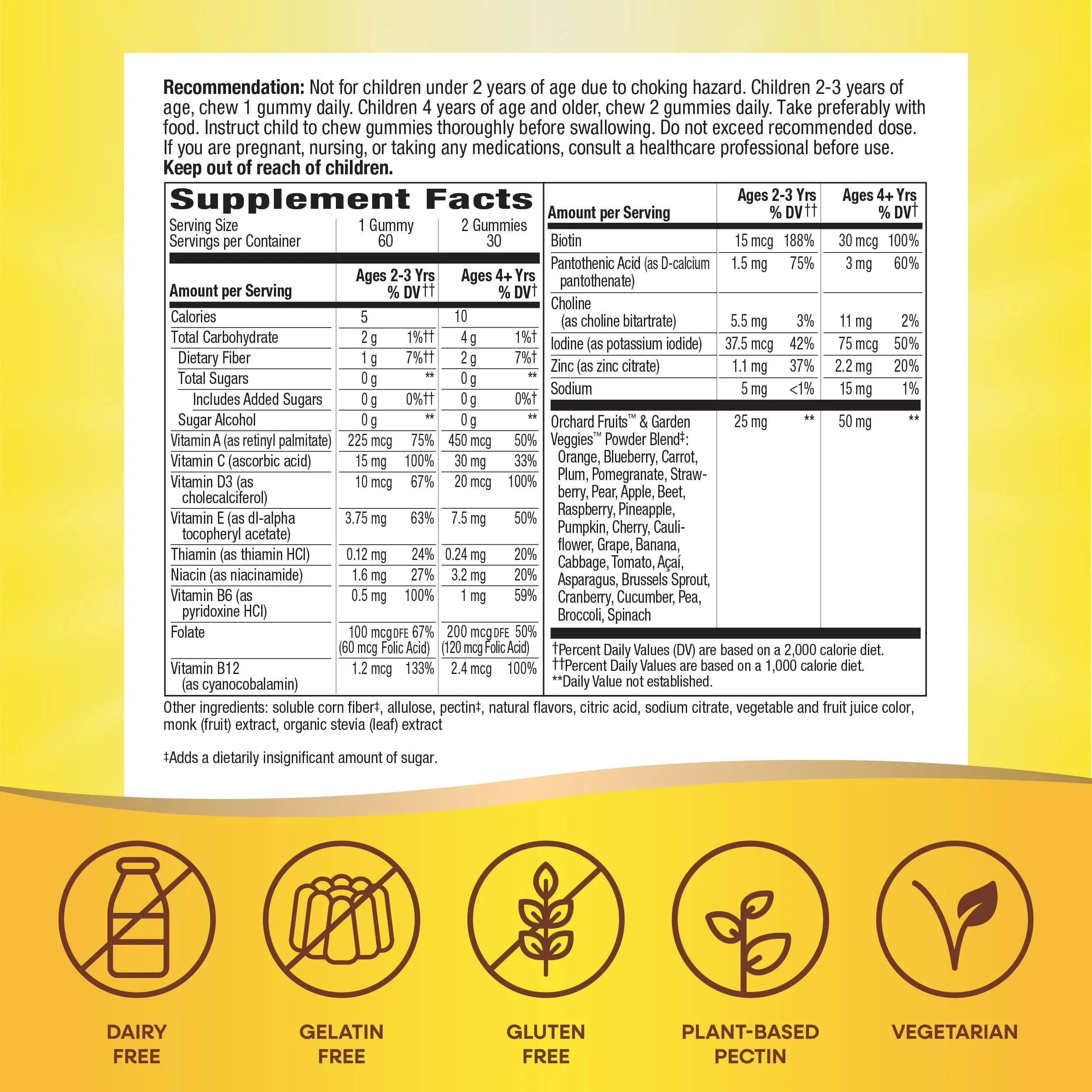 Nature’s Way Alive! Kids Zero Sugar Gummy Multivitamins, for Kids Ages 2+, Supports Bone, Eye & Immune Health Nature's Way buy supplements canada