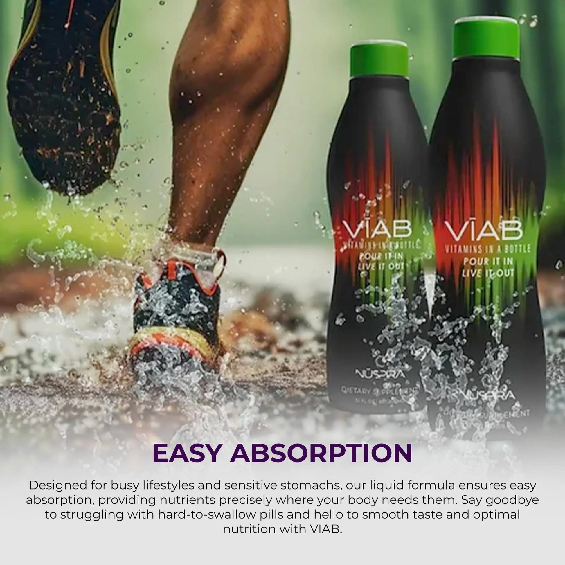 NüSpira - VĪAB Liquid Multi-Vitamin - Effortless Wellness for The Whole Family - Potent Blend of Vitamins & Minerals - Smooth Taste - 30oz NuSpira buy supplements canada