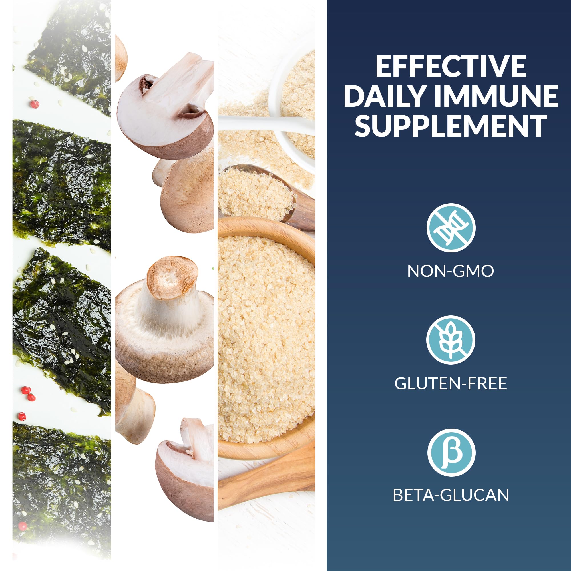 Life Source Basics Immune System Support Activator - High Purity Beta 1,3/1,6 Glucan - Immunity and Vitamin Supplement Non-GMO & Vegan Friendly for Men & Women, Gluten-Free 500 mg - 60 Capsules L LIFE SOURCE BASICS buy supplements canada