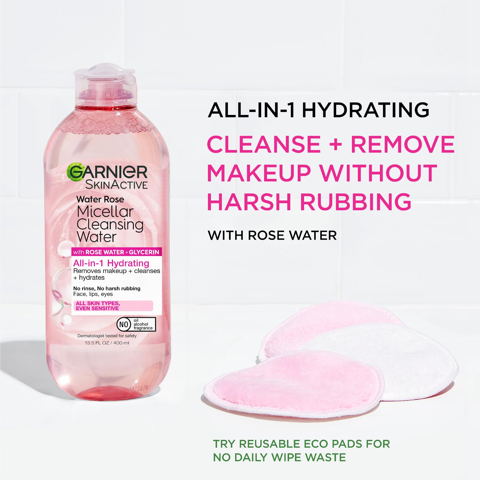 Garnier Micellar Water with Rose Water and Glycerin, Hydrating Facial Cleanser & Makeup Remover, For All Skin Types Garnier buy supplements canada