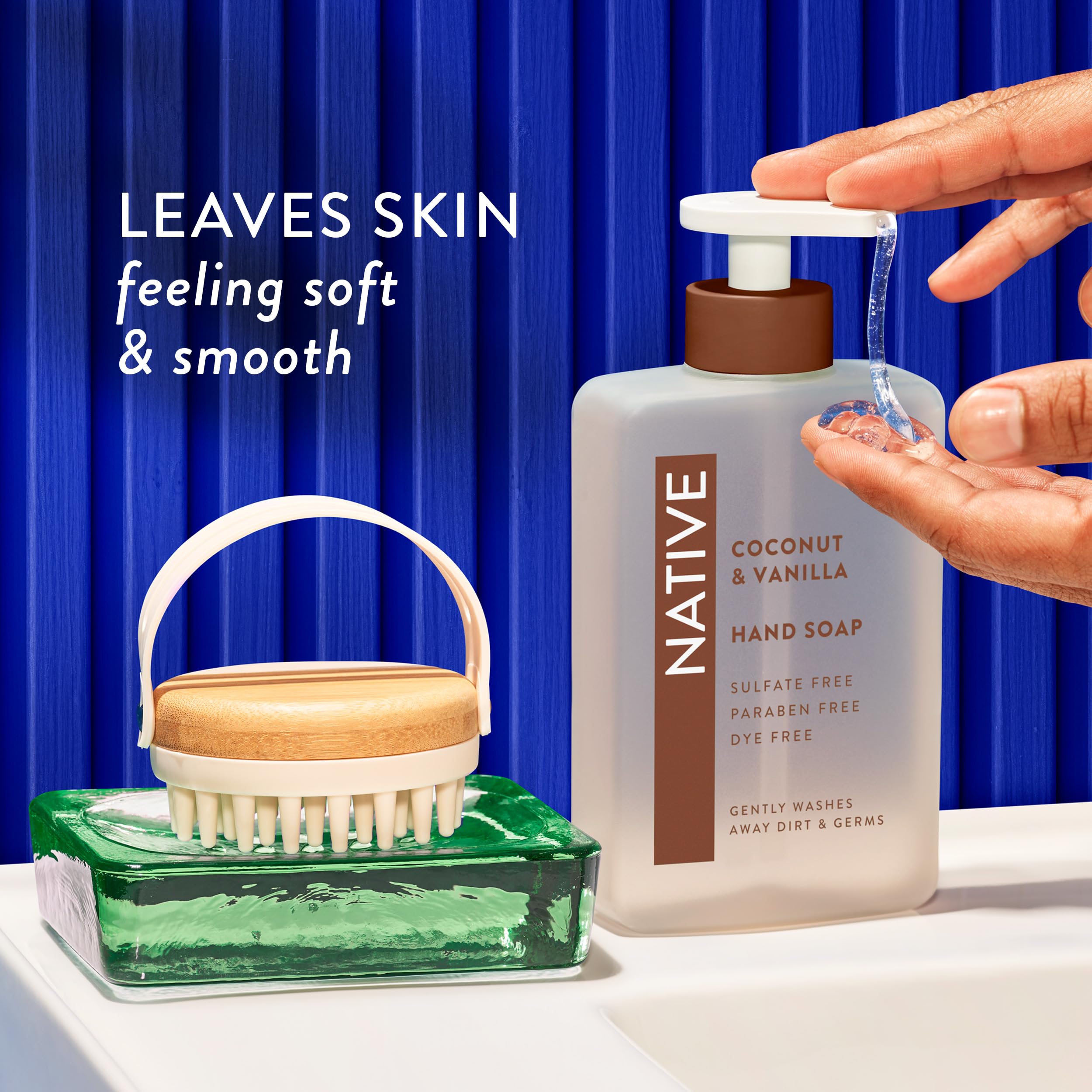 Native Liquid Hand Soap, Coconut & Vanilla Scent, Non-Drying Formula for Soft, Smooth Hands Native buy supplements canada