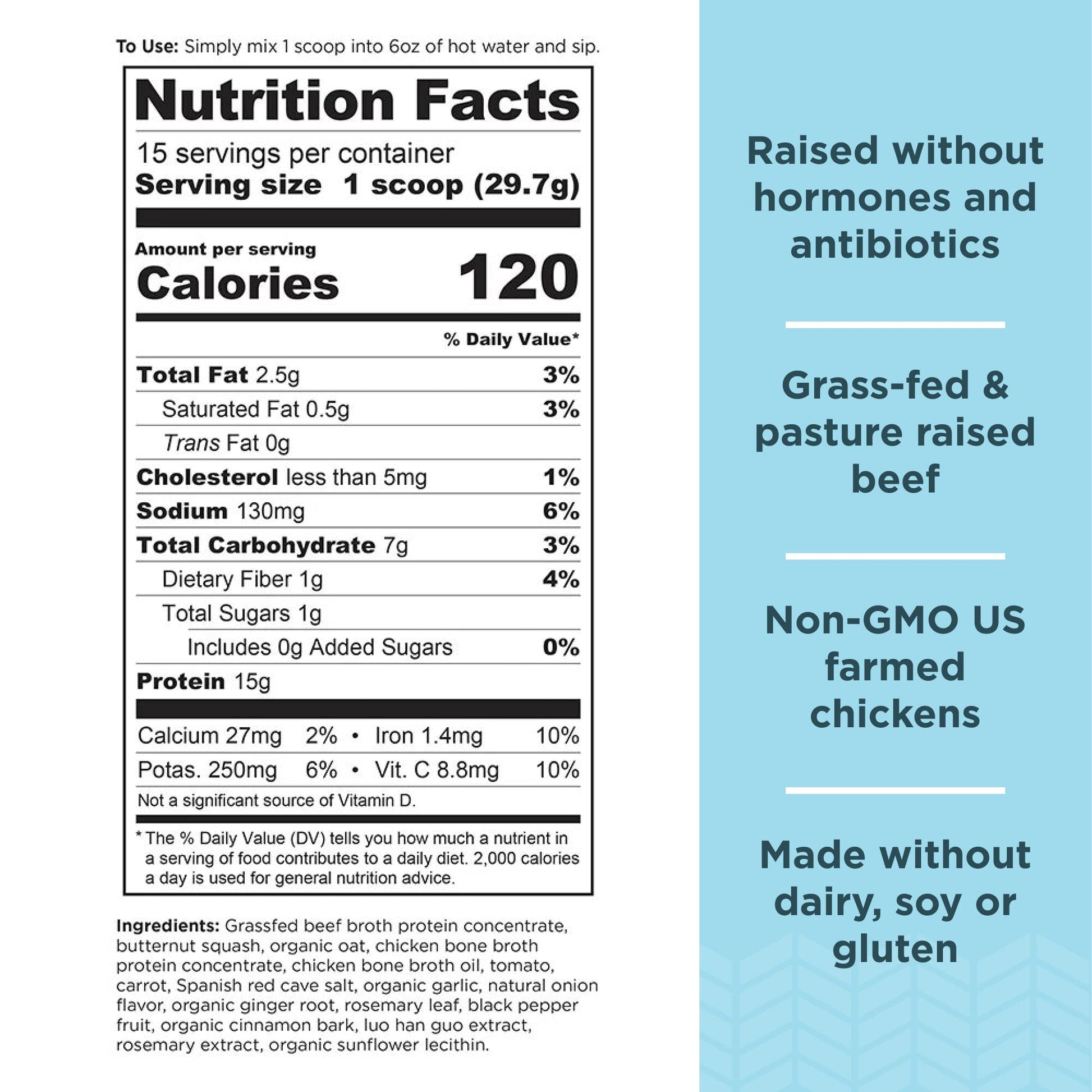 Ancient Nutrition Bone Broth Protein Powder, Butternut Squash, Grass-Fed Chicken Ancient Nutrition buy supplements canada
