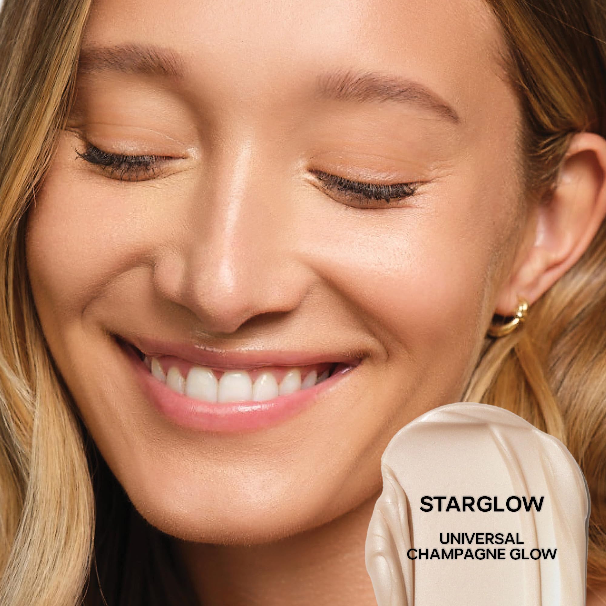 Saie Mini Glowy Super Gel - Hydrating Makeup Primer and Illuminating Glow Serum Enriched with Vitamin C and Squalane Oil - All-Over Liquid Highlighter Makeup for Instant Glass Skin - Starglow (0.5 oz) Saie buy supplements canada
