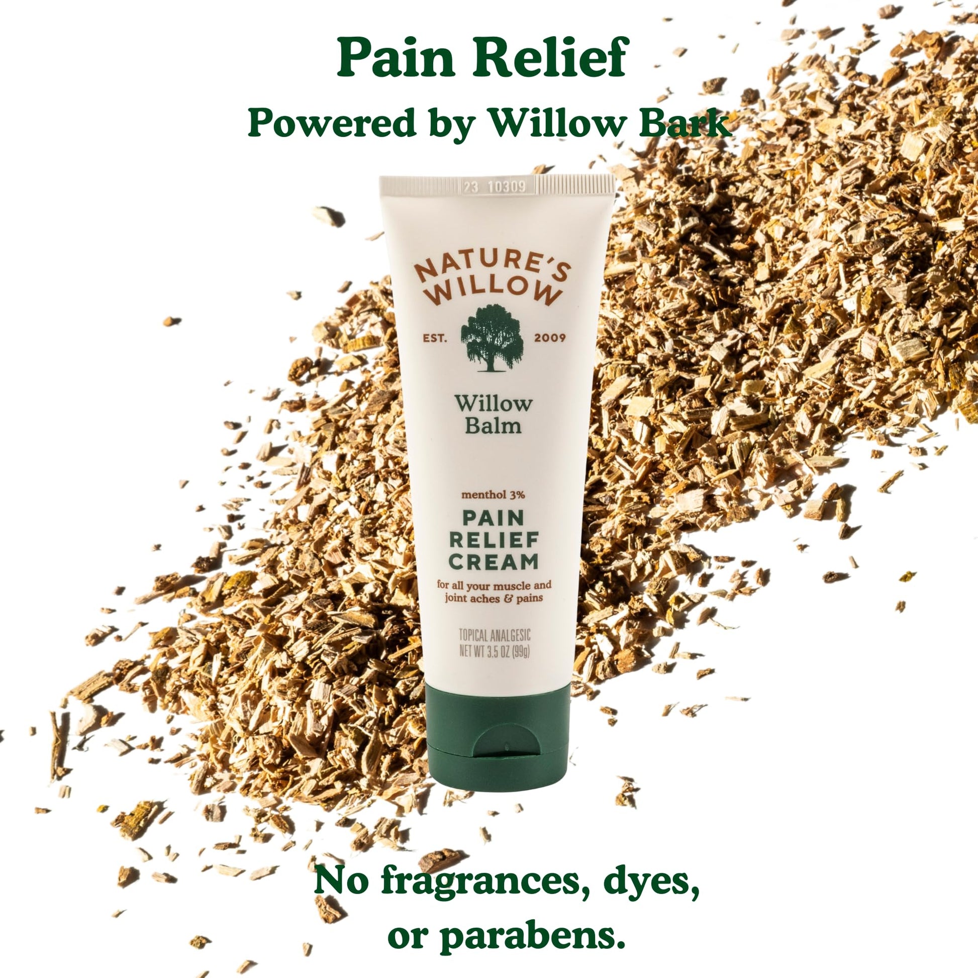 Nature's Willow Willow Balm Natural Pain Relief Cream for Muscles & Joints | Fast-Acting with Willow Bark & Menthol | Free from Artificial Fragrances & Dyes | 1-Pack | 3.5 fl oz Nature's Willow buy supplements canada