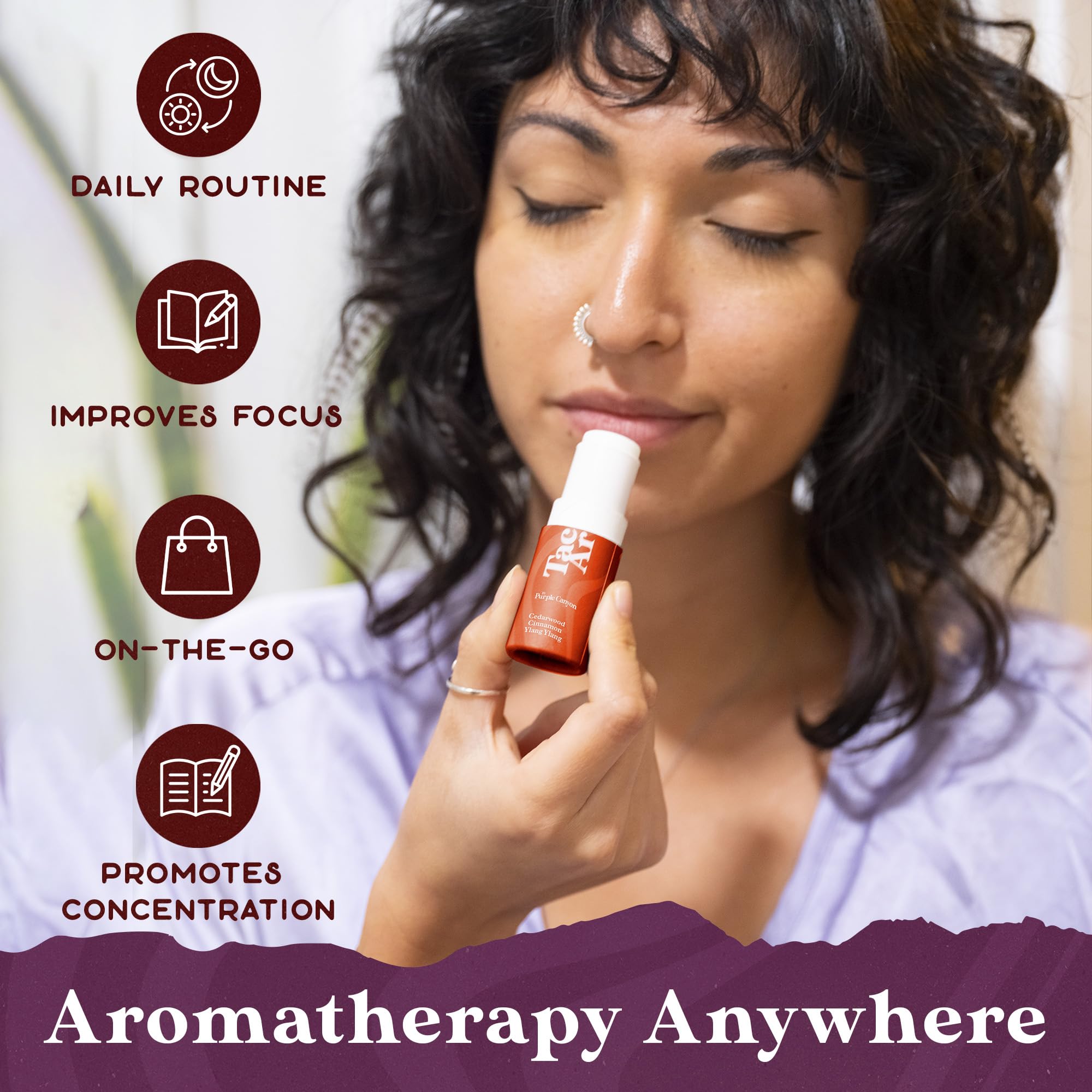 Essential Oils Balm Stick | Grounded Thought Aromatherapy Balm | All Natural Body Balm PURPLE CANYON buy supplements canada