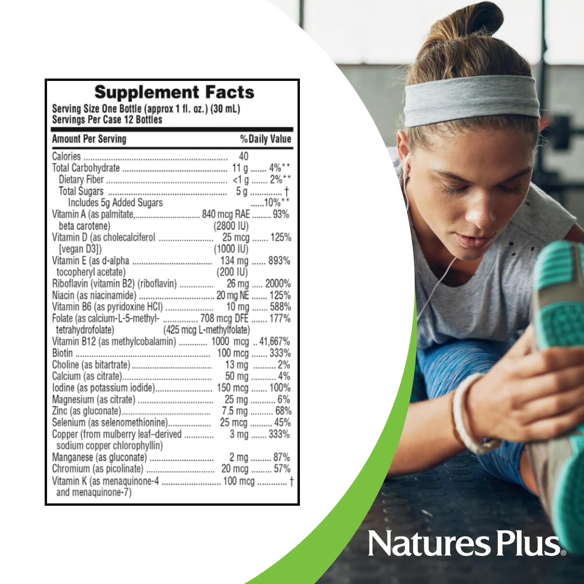 NaturesPlus Source of Life Gold Liquid Multi Shot - 1 fl oz, Case of 12 - Tropical Fruit Flavor - Provides Nutrients from 100+ Fruits and Vegetables - 12 Servings NaturesPlus buy supplements canada