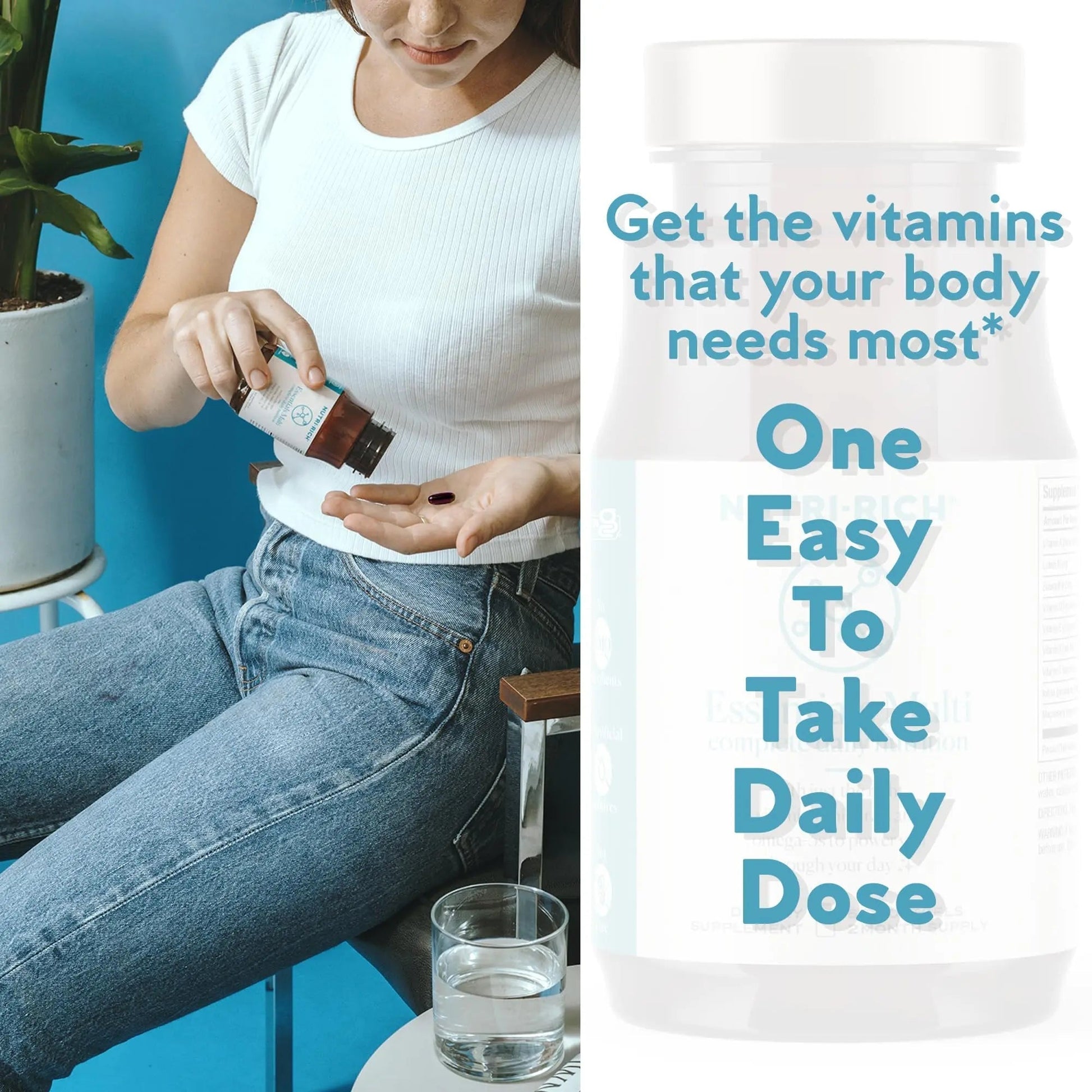 Nutri-Rich Essentials Multi | Multivitamin Supplement with Fish Oil Omega-3 for Men and Women, Supports Energy, Immune Health Nutri-Rich buy supplements canada