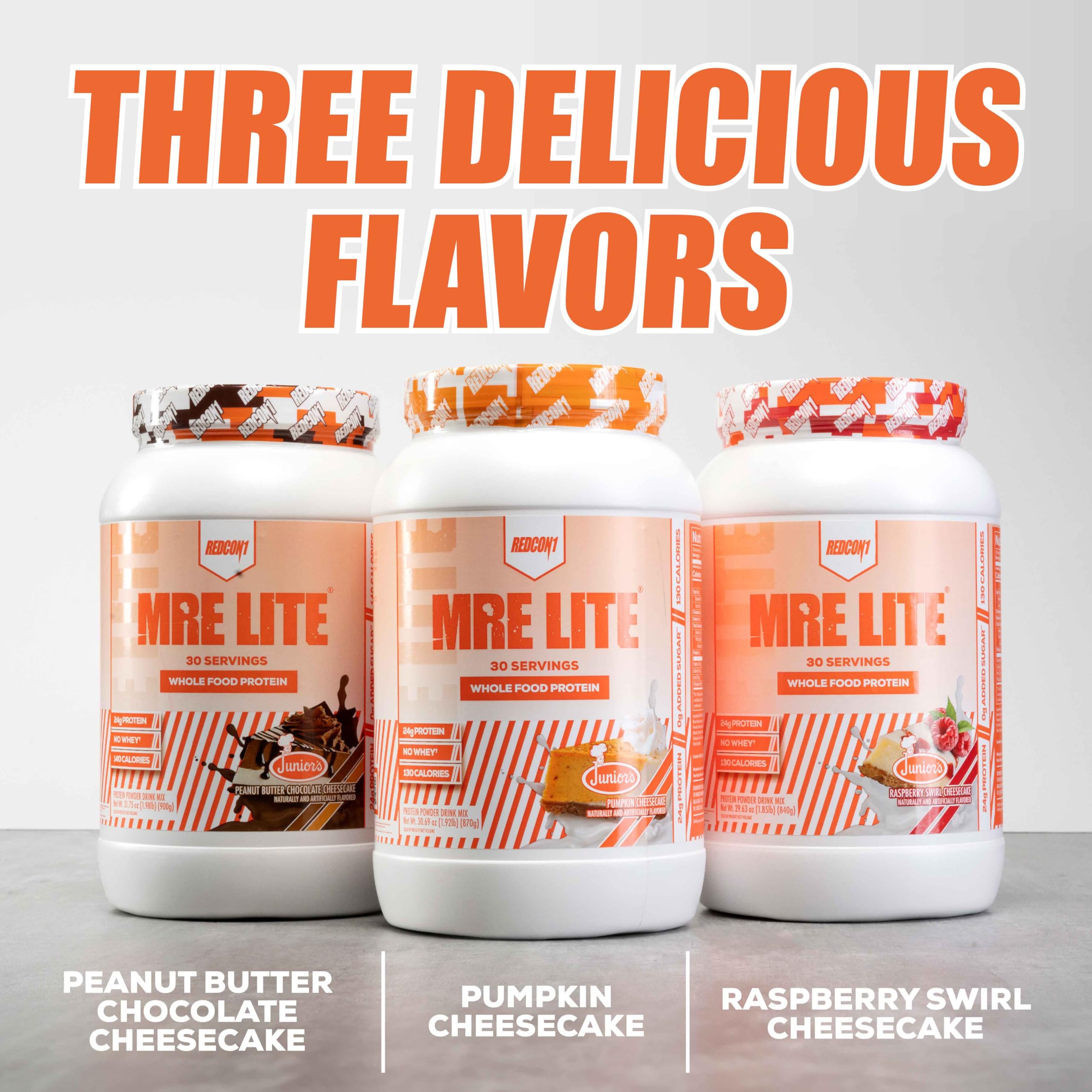 REDCON1 MRE Lite Whole Food Protein Powder, Juniors, Pumpkin Cheesecake - Low Carb REDCON1 buy supplements canada