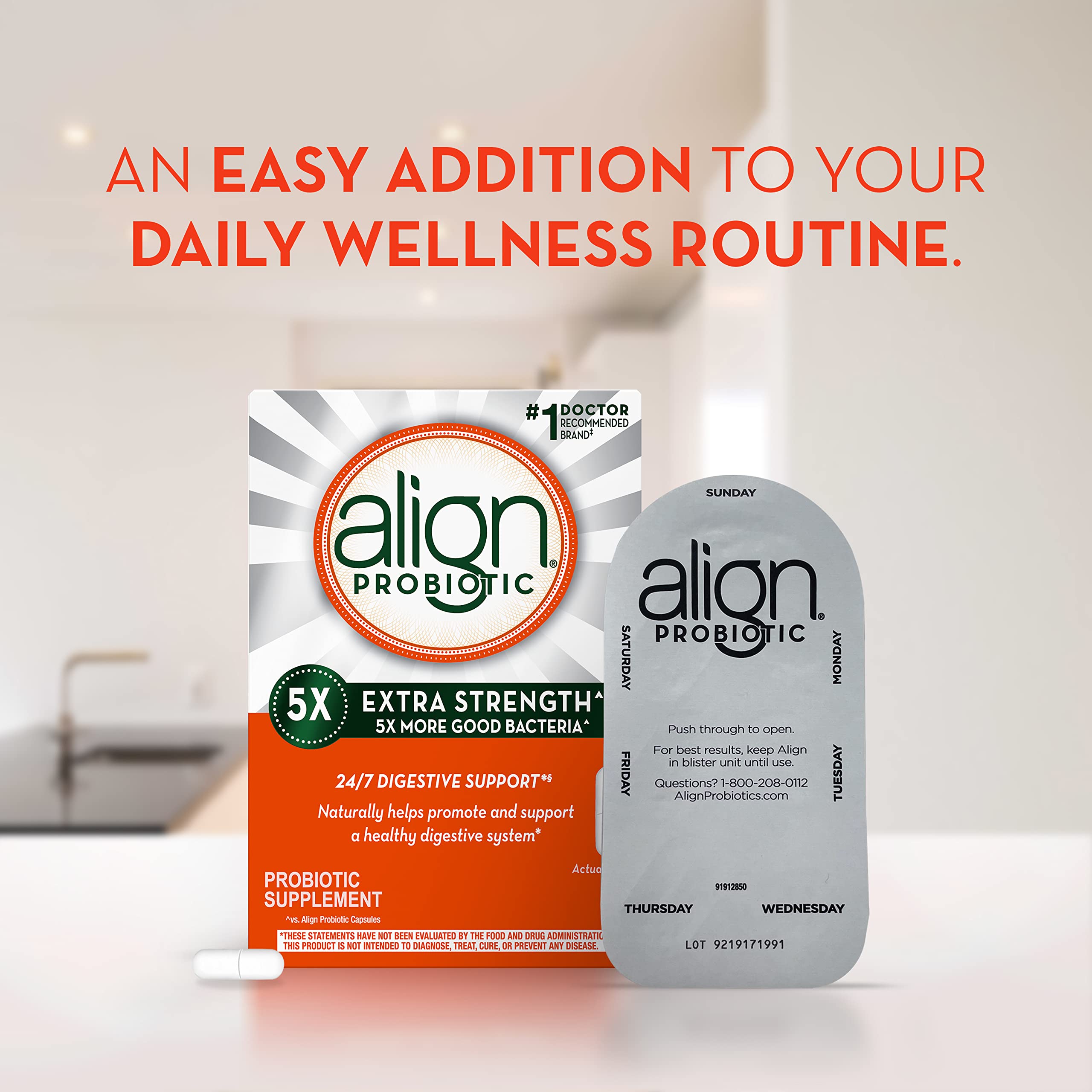 Align Probiotic Extra Strength, Probiotics for Women and Men, #1 Doctor Recommended Align buy supplements canada