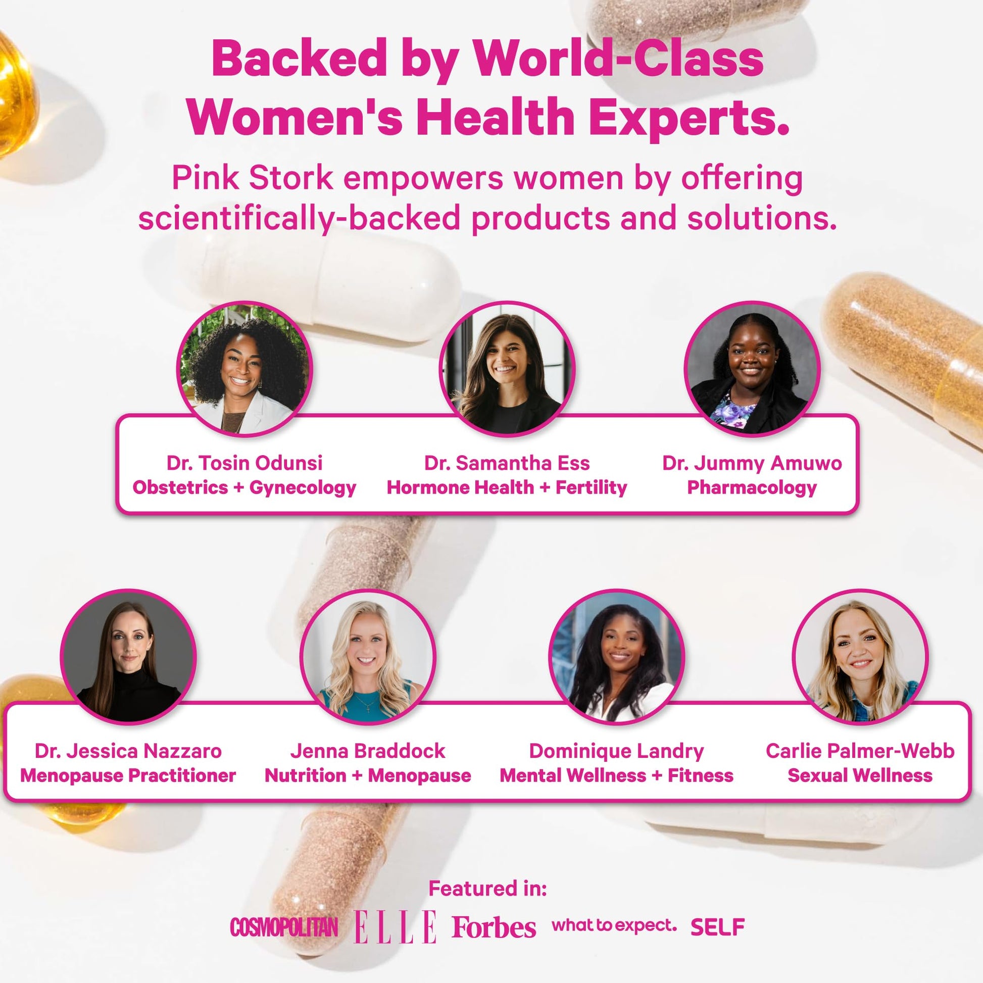 Pink Stork Premium Fertility Gummies | Fertility Supplements for Women with CoQ10, Myo-Inositol + Prenatal Vitamins | Conception Support | Hormone Balance for Women, Ovarian Care - 60 Gummies Pink Stork buy supplements canada