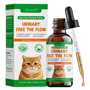 Cat Bladder Remedy for Stones & Crystals, Kidney StonesDissolver forCat- Urinary Free The Flow - Cat Urinary Tract Infection Treatment for Stones, Herbal CatUTI Remedy for Stone Relief & Prevention Qanoreth buy supplements canada