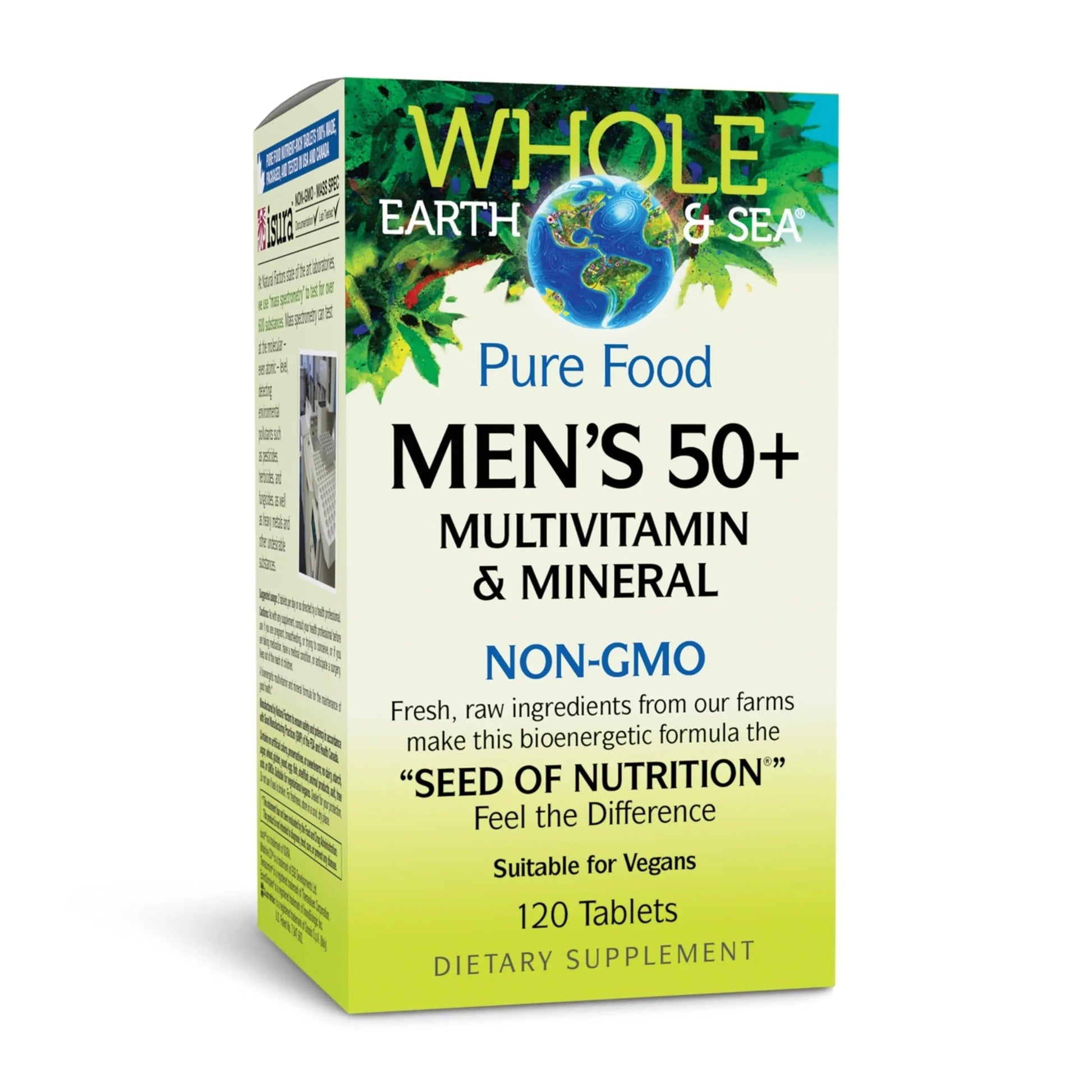 Natural Factors Whole Earth & Sea Men's 50+ Multivitamin & Mineral - Daily Nutritional Support Multivitamin Natural Factors buy supplements canada