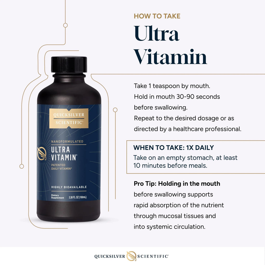 Quicksilver Scientific Liposomal Ultra Vitamin - Liquid Multivitamin & Antioxidant Supplement for Energy, Liver Health & Brain Support Quicksilver Scientific buy supplements canada