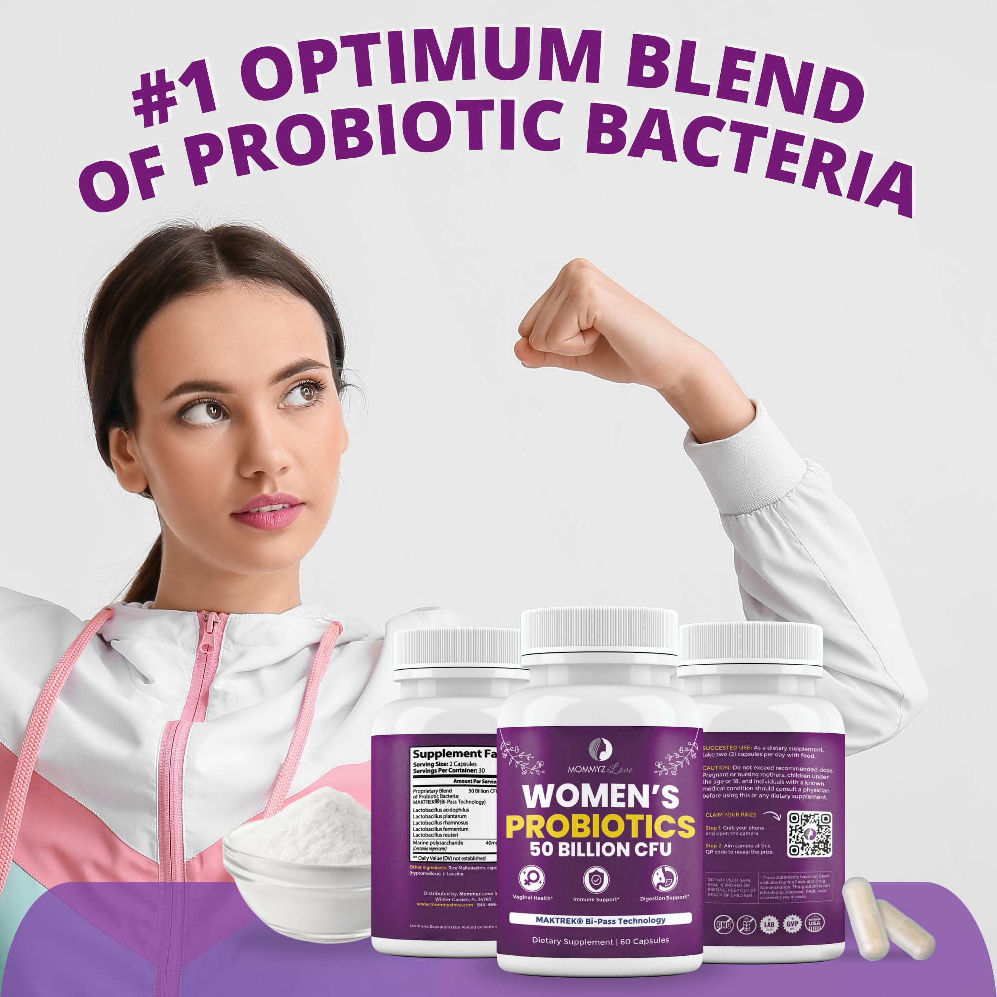 Probiotics for Vaginal Probiotics for Vaginal Odor Control, Balanced PH Levels Plus Apple Cider Vinegar Gummies Mommyz Love buy supplements canada