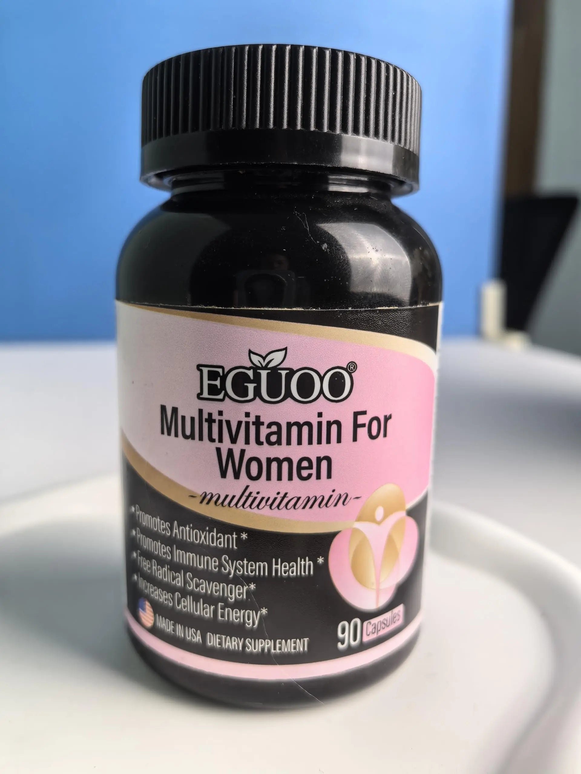 EGUOO Women’s Multivitamin 90 Capsules - Vitamin C, E, Biotin & Folic Acid for Energy, Immune Support, Brain, Heart, Eye & Bone Health EGUOO buy supplements canada