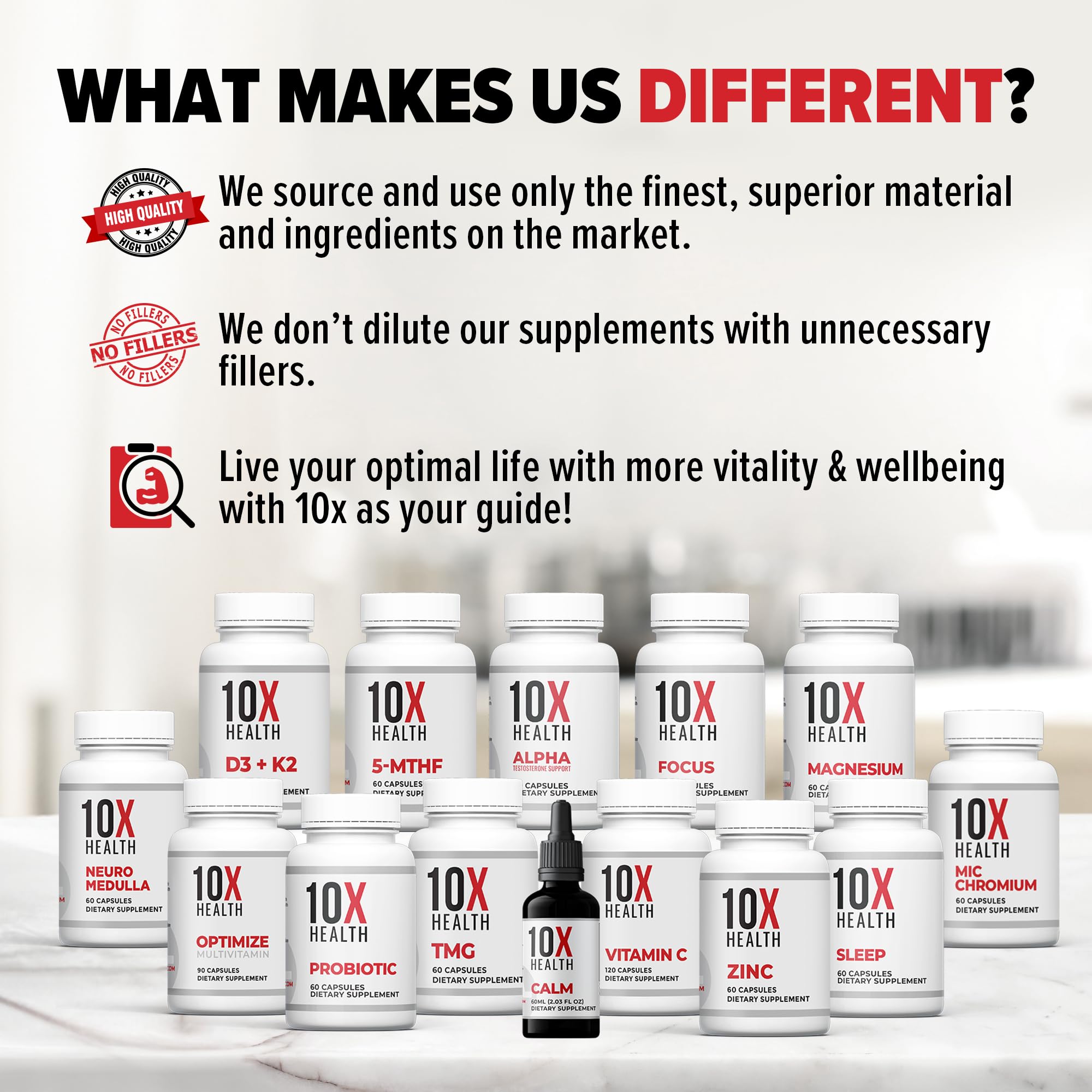 10X Health Probiotics for Men - 60 Capsules Immune Support Supplement & Probiotics for Digestive Health with Lactobacillus Rhamnosus, 10X Health System buy supplements canada