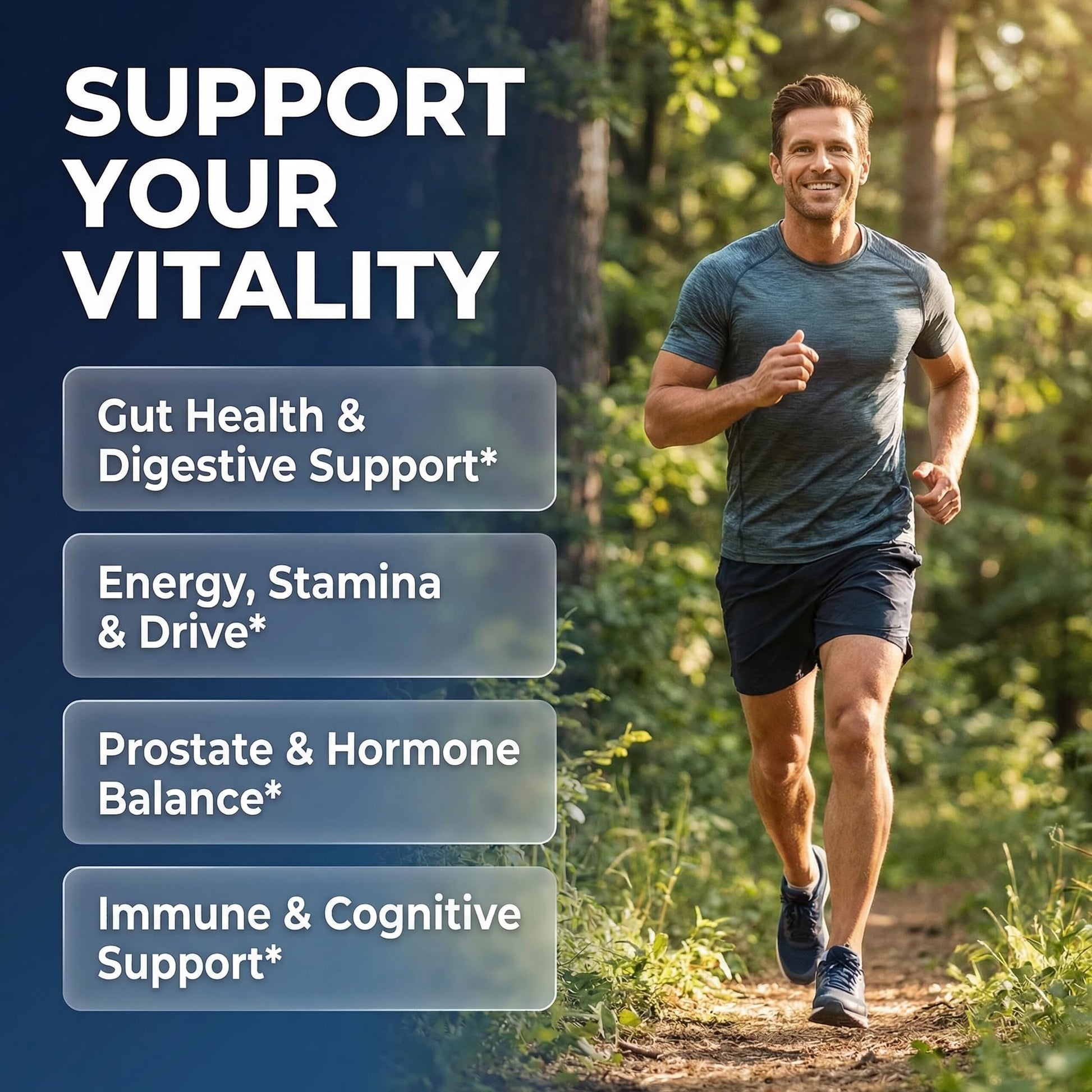 Clean Nutra Probiotics for Men | Tongkat Ali, Saw Palmetto, Tribulus, Ginseng, Ashwagandha, Maca, Pumpkin, Gingko Biloba, Pine Bark, Fenugreek, Shilajit, Zinc - Mens Probiotic 60 Capsules Clean Nutraceuticals buy supplements canada