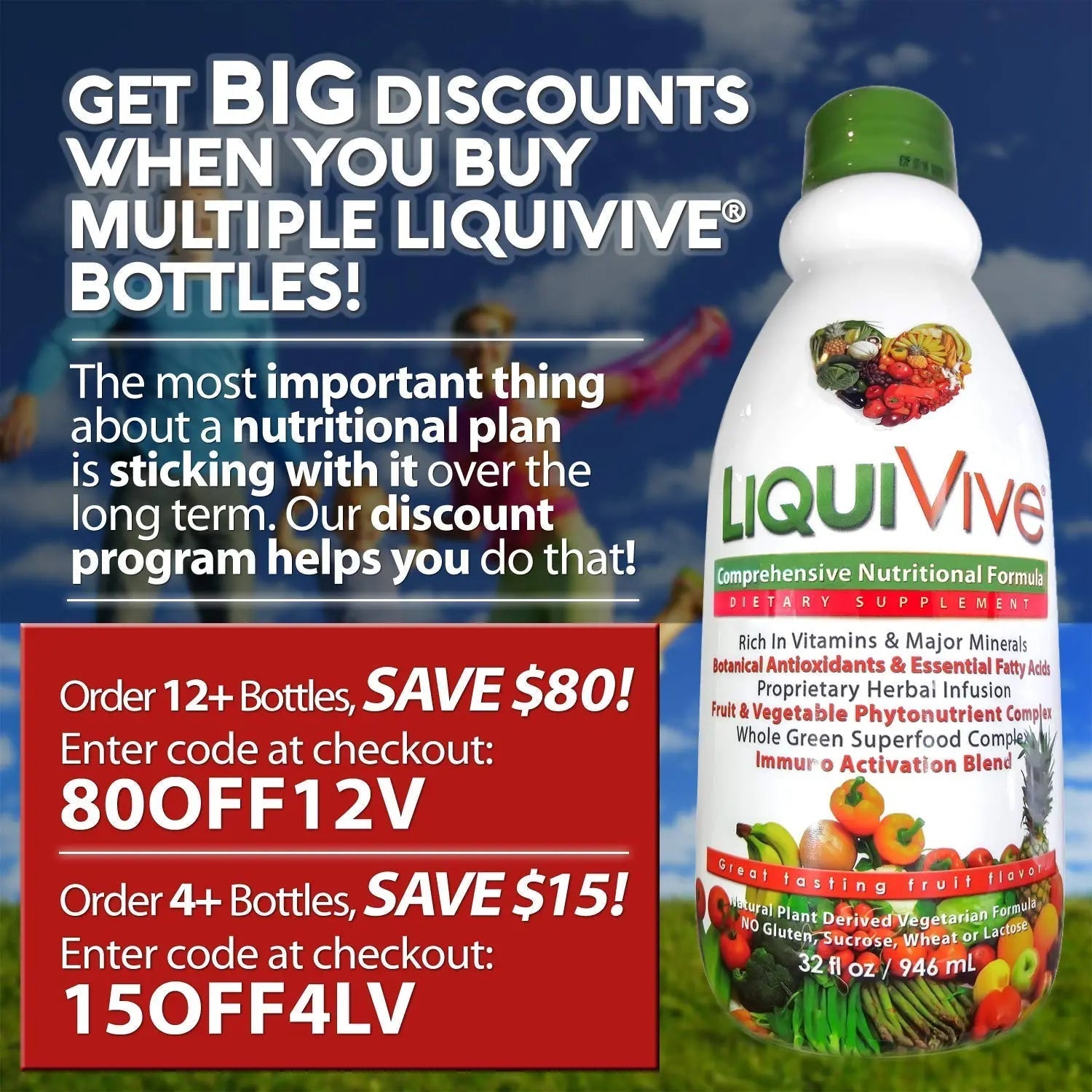 LiquiVive Liquid Vitamins Mega Nutrition | Vegetarian Daily Multivitamin Balance Immune Support Booster Superfood of Nature | Vitamin C D3 A B12 E K | Life Miracle buy supplements canada