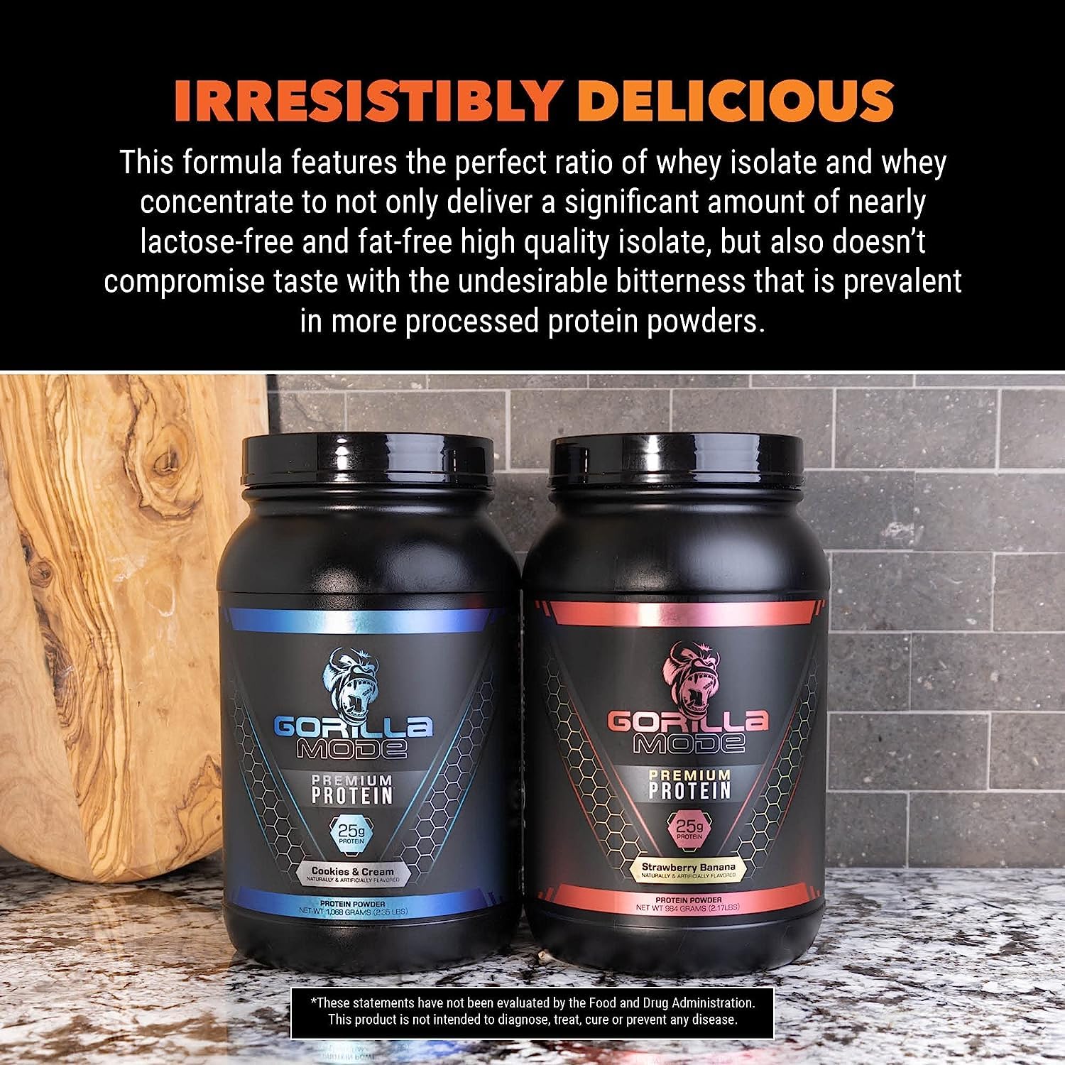 Gorilla Mode Premium Protein - Chocolate Peanut Butter / 24 Grams of Protein/Recover Gorilla Mind buy supplements canada