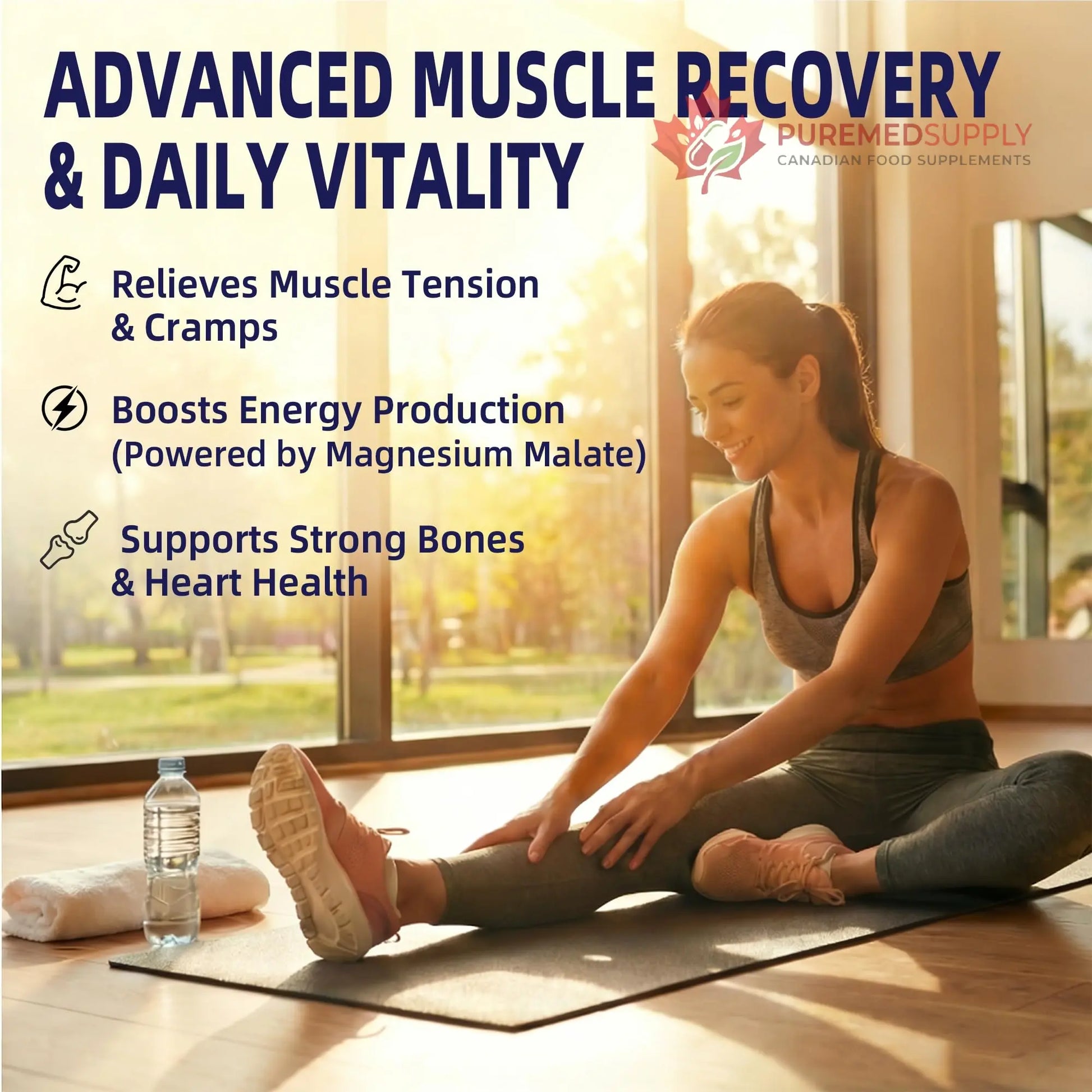 Magnesium Complex Supplement with 10 Forms of Elemental Magnesium, 1200 mg per Serving, Magnesium Glycinate, Citrate, Malate & Taurate, High Absorption Vegan Capsules, Non-GMO HiPlus buy supplements canada