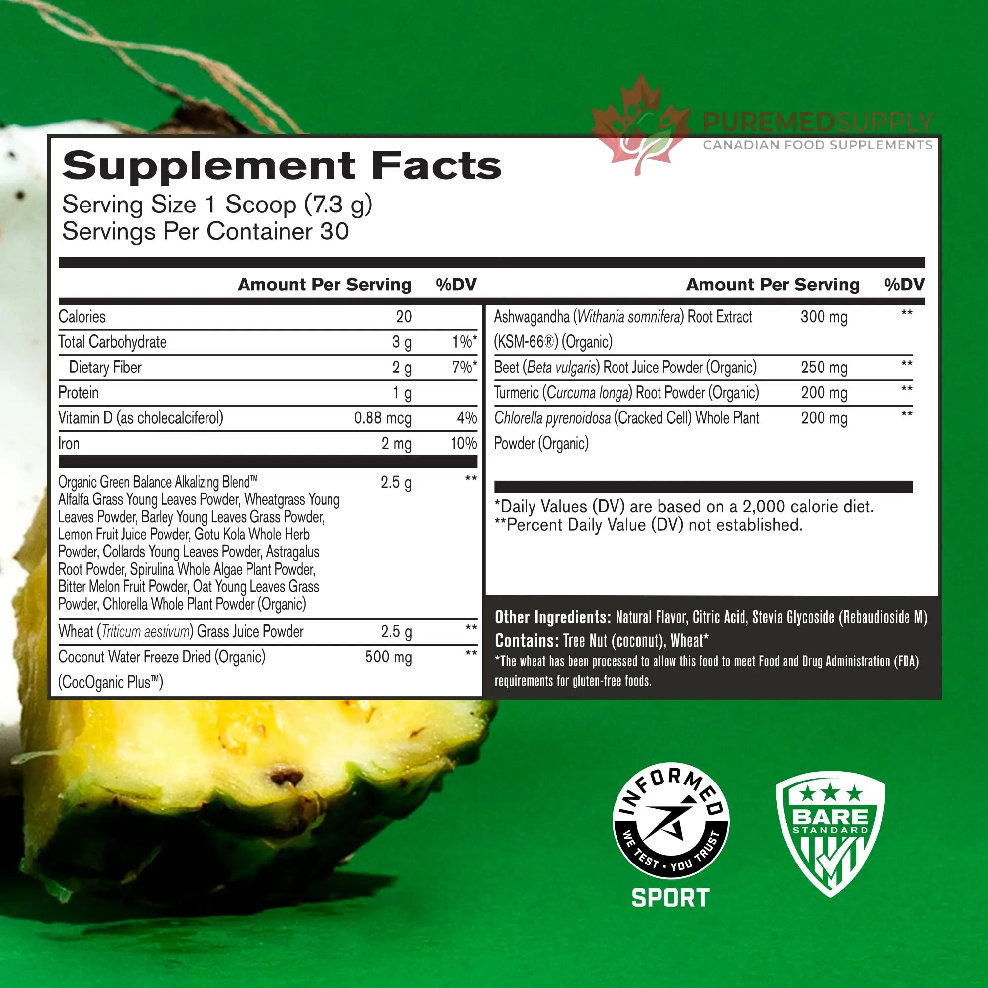 BARE PERFORMANCE NUTRITION BPN Strong Greens & Strong Joints Bundle BARE PERFORMANCE NUTRITION buy supplements canada