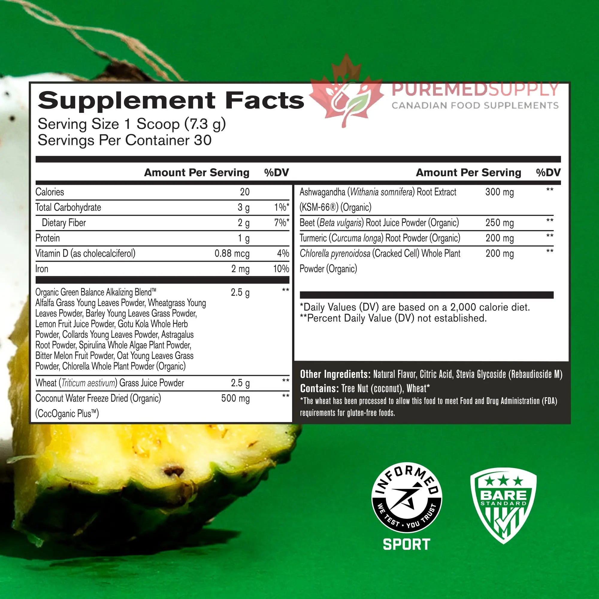 BARE PERFORMANCE NUTRITION BPN Strong Greens Superfood Powder, Strong Joints & Strong Multi-Vitamin Bundle BARE PERFORMANCE NUTRITION buy supplements canada