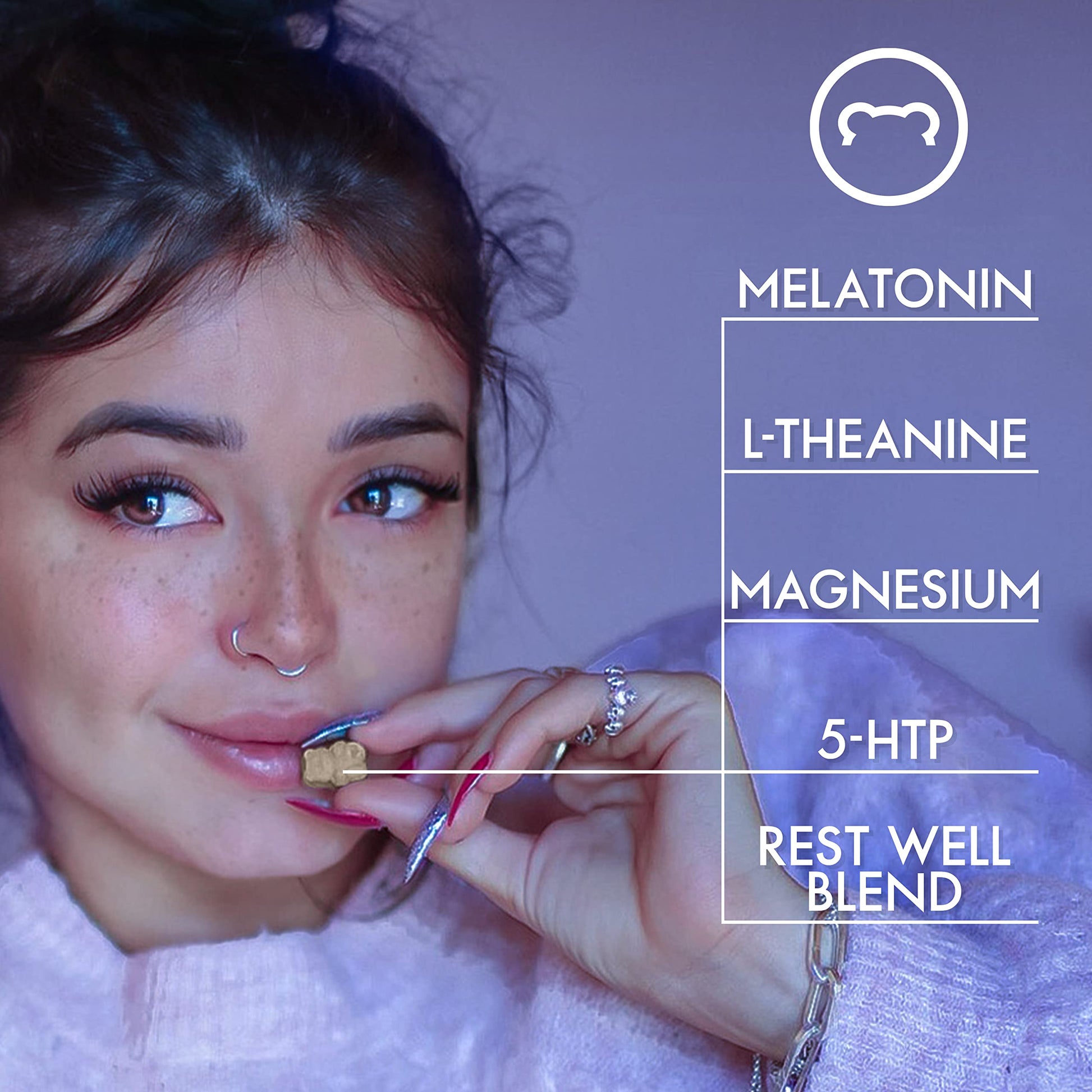 Sugarbear Sleep Aid Gummies for Adults with Melatonin 6mg, Magnesium SugarBearHair buy supplements canada