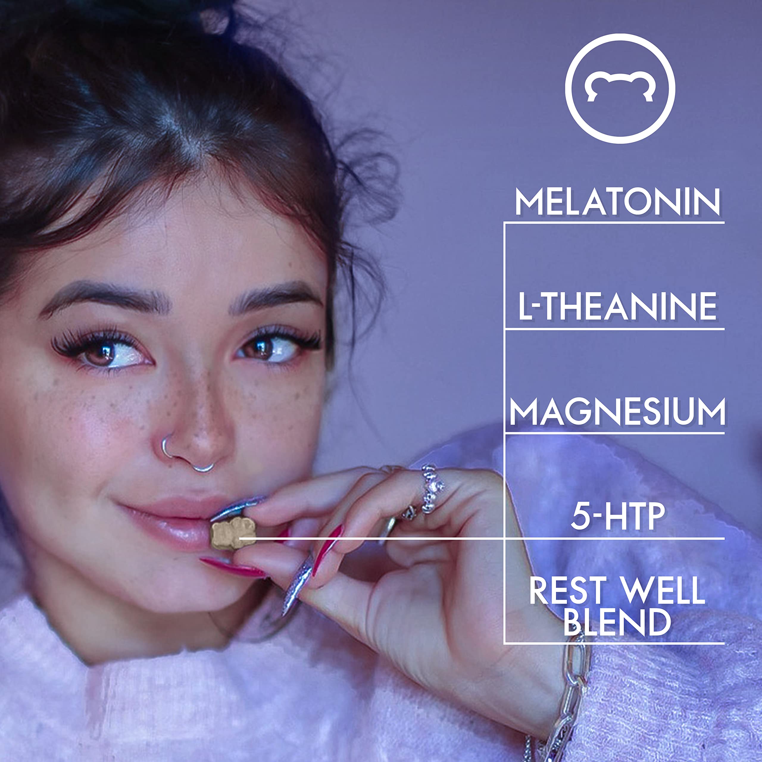 Sugarbear Sleep Aid Gummies for Adults with Melatonin 6mg, Magnesium SugarBearHair buy supplements canada