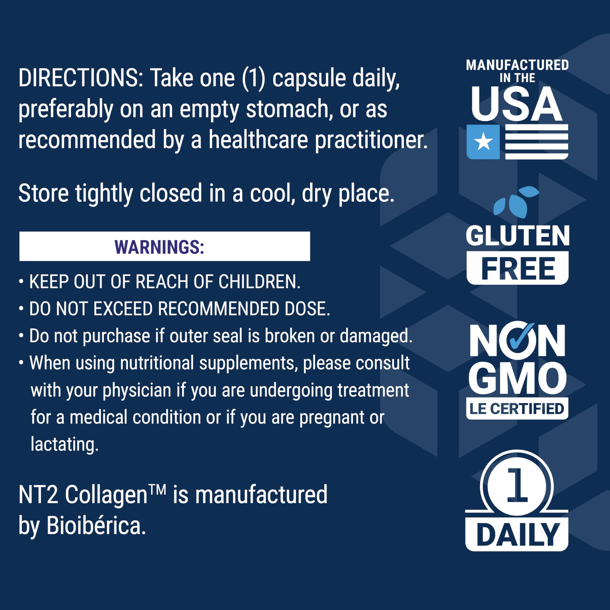 Life Extension NT2 Collagen™, Joint Health Supplement for Joint Comfort & Mobility, Gluten-Free, Non-GMO, 1 Daily, 60 Small Capsules Life Extension buy supplements canada
