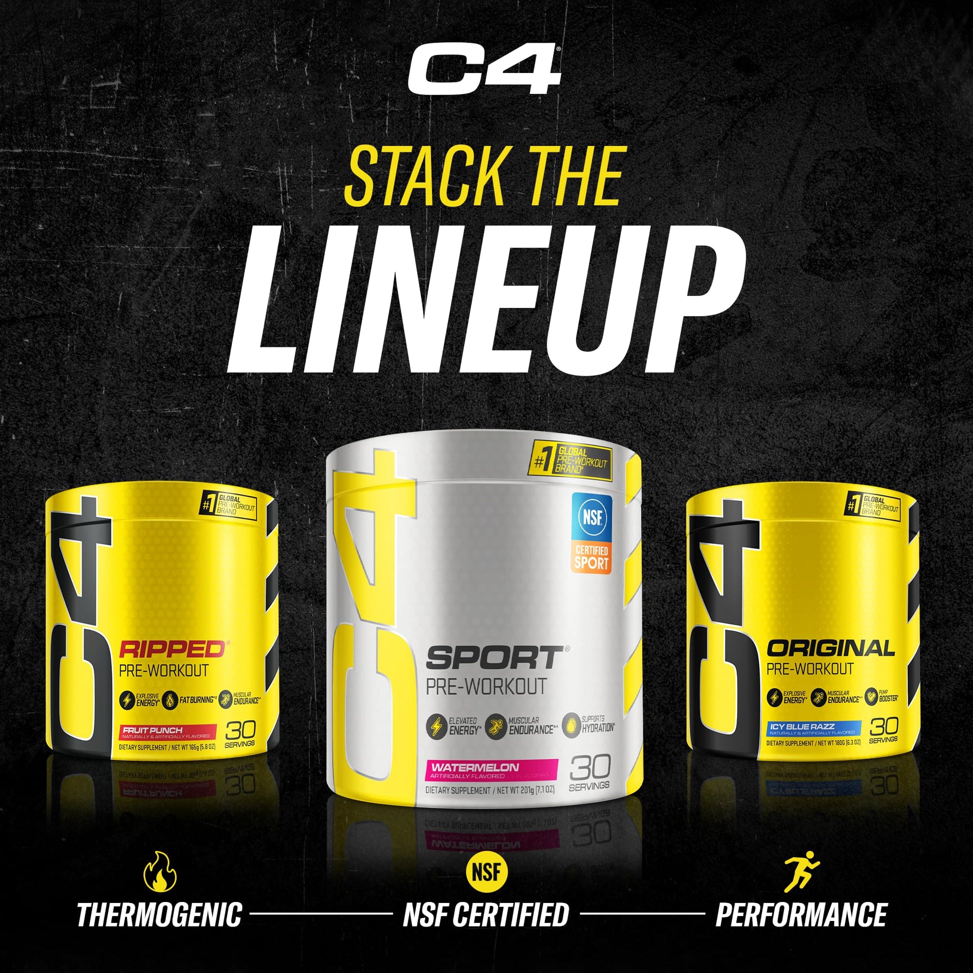 Cellucor C4 Original Pre Workout Powder Watermelon Sugar Free Preworkout Energy Cellucor buy supplements canada