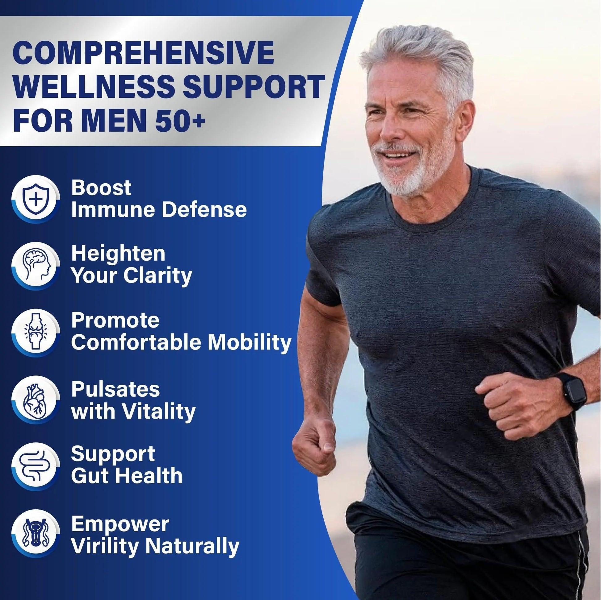 Sugar Free Multivitamin Gummies for Men 50 Plus - Methylated Multivitamin with Omega-3, CoQ10, Elderberry & Turmeric Veyttisy buy supplements canada
